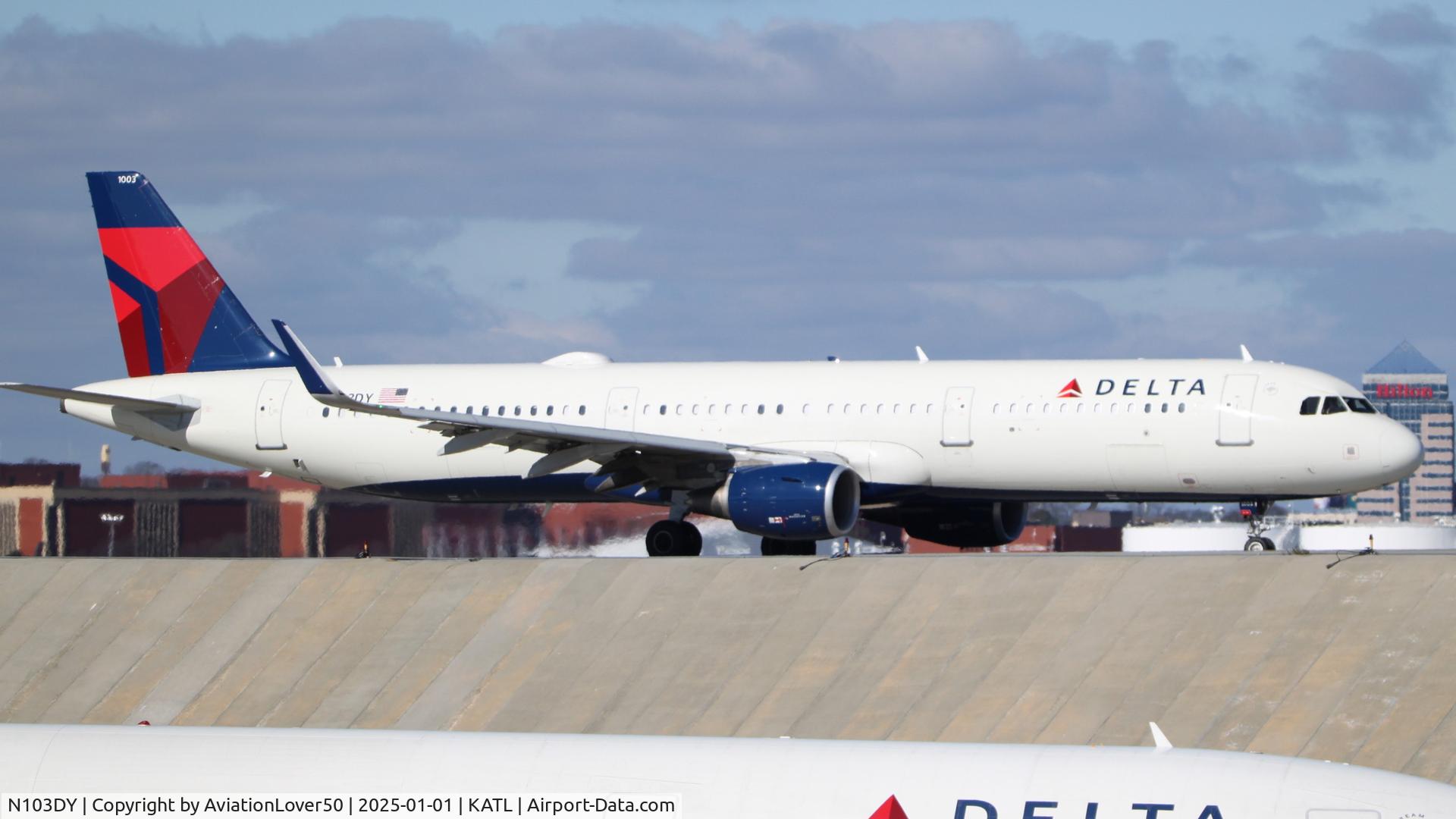 N103DY, 2020 Airbus A321-211 C/N 9538, Delta A321