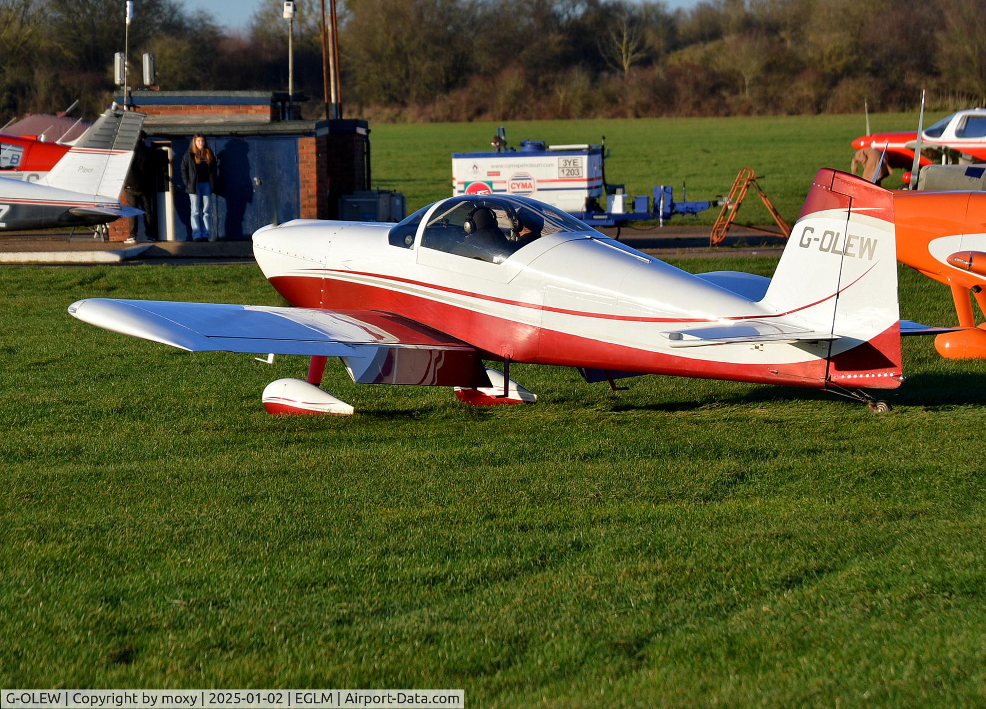 G-OLEW, 2006 Vans RV-7A C/N 71629, Vans RV-7A at White Waltham. Ex C-FSIS. Now converted from Tri-cycle undercarriage to  Tail Wheel configuration.  