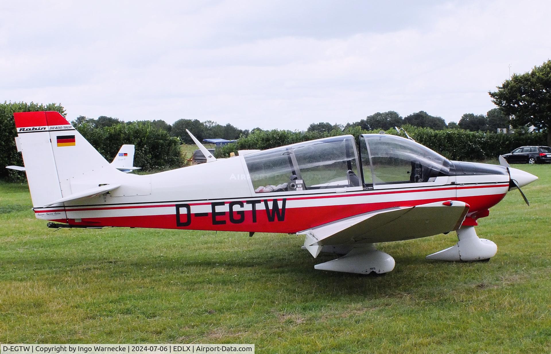 D-EGTW, 1977 Robin DR-400-180R Remorqueur Regent C/N 1260, Robin DR.400-180R Remorqueur at Wesel-Römerwardt airfield