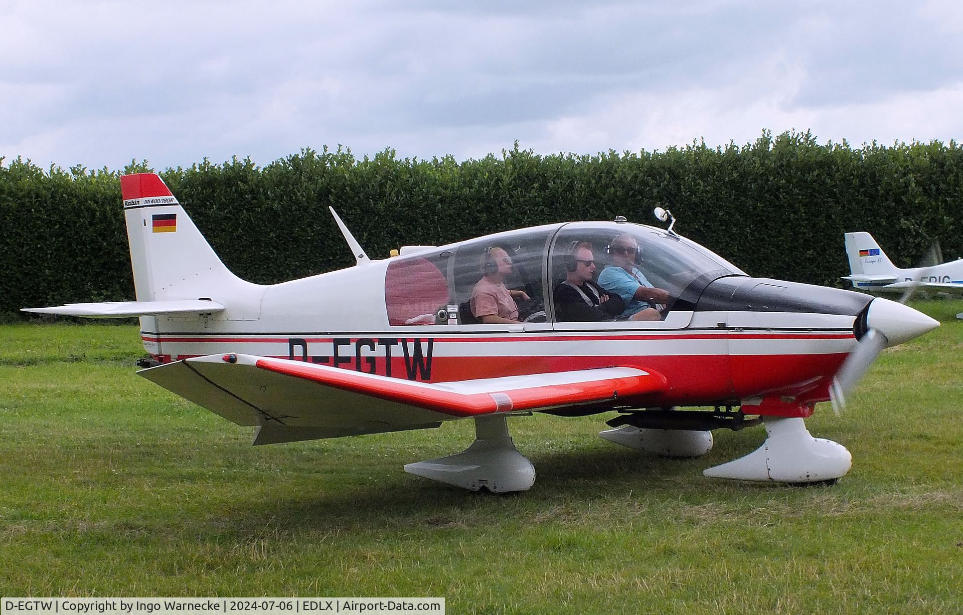 D-EGTW, 1977 Robin DR-400-180R Remorqueur Regent C/N 1260, Robin DR.400-180R Remorqueur at Wesel-Römerwardt airfield