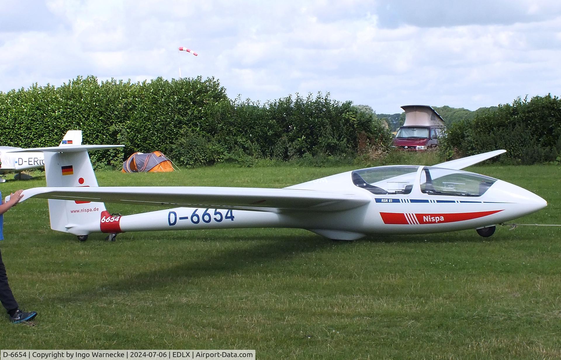D-6654, 2012 Schleicher ASK-21 C/N 21895, Schleicher ASK-21 at Wesel-Römerwardt airfield