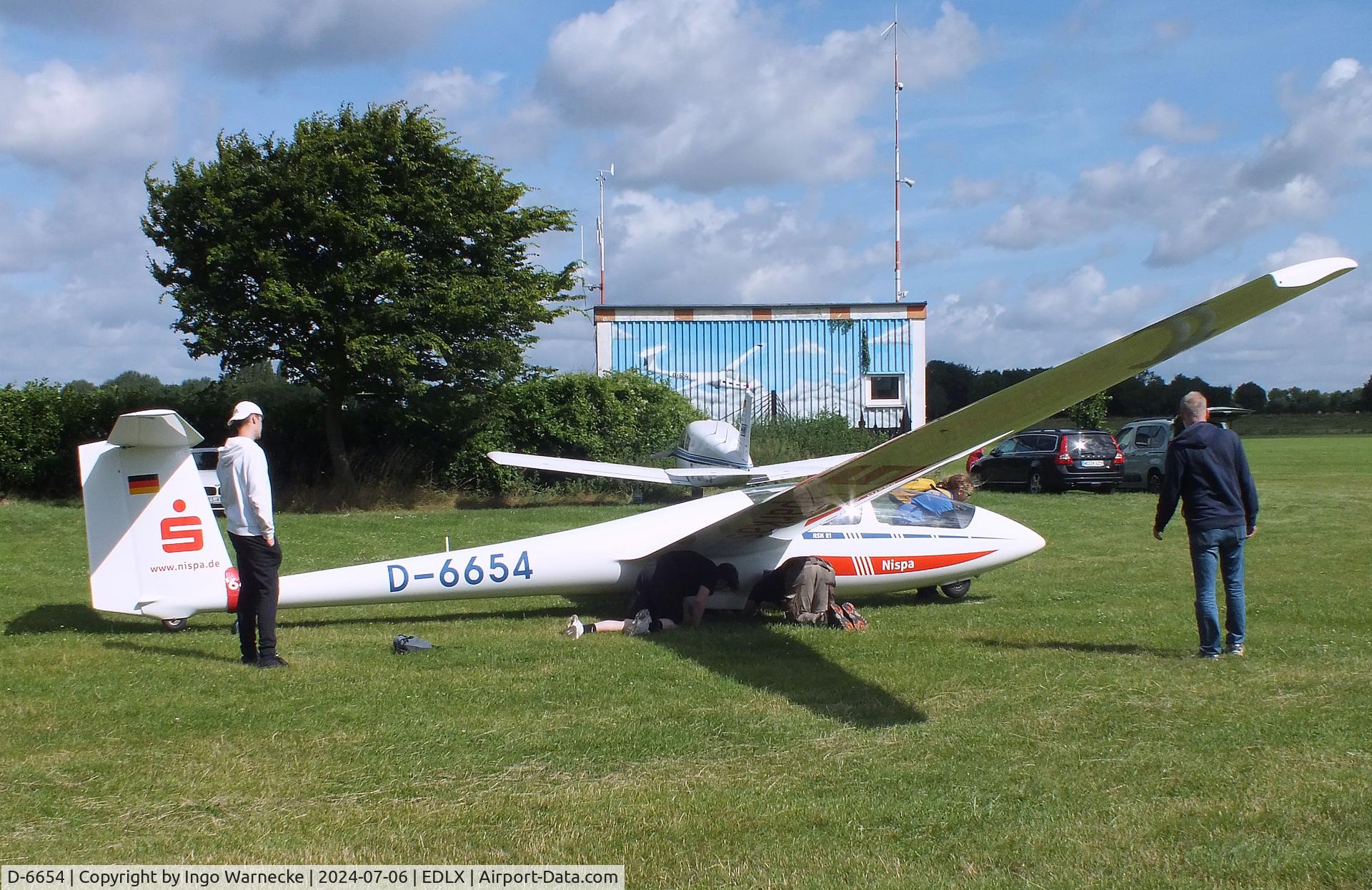 D-6654, 2012 Schleicher ASK-21 C/N 21895, Schleicher ASK-21 at Wesel-Römerwardt airfield
