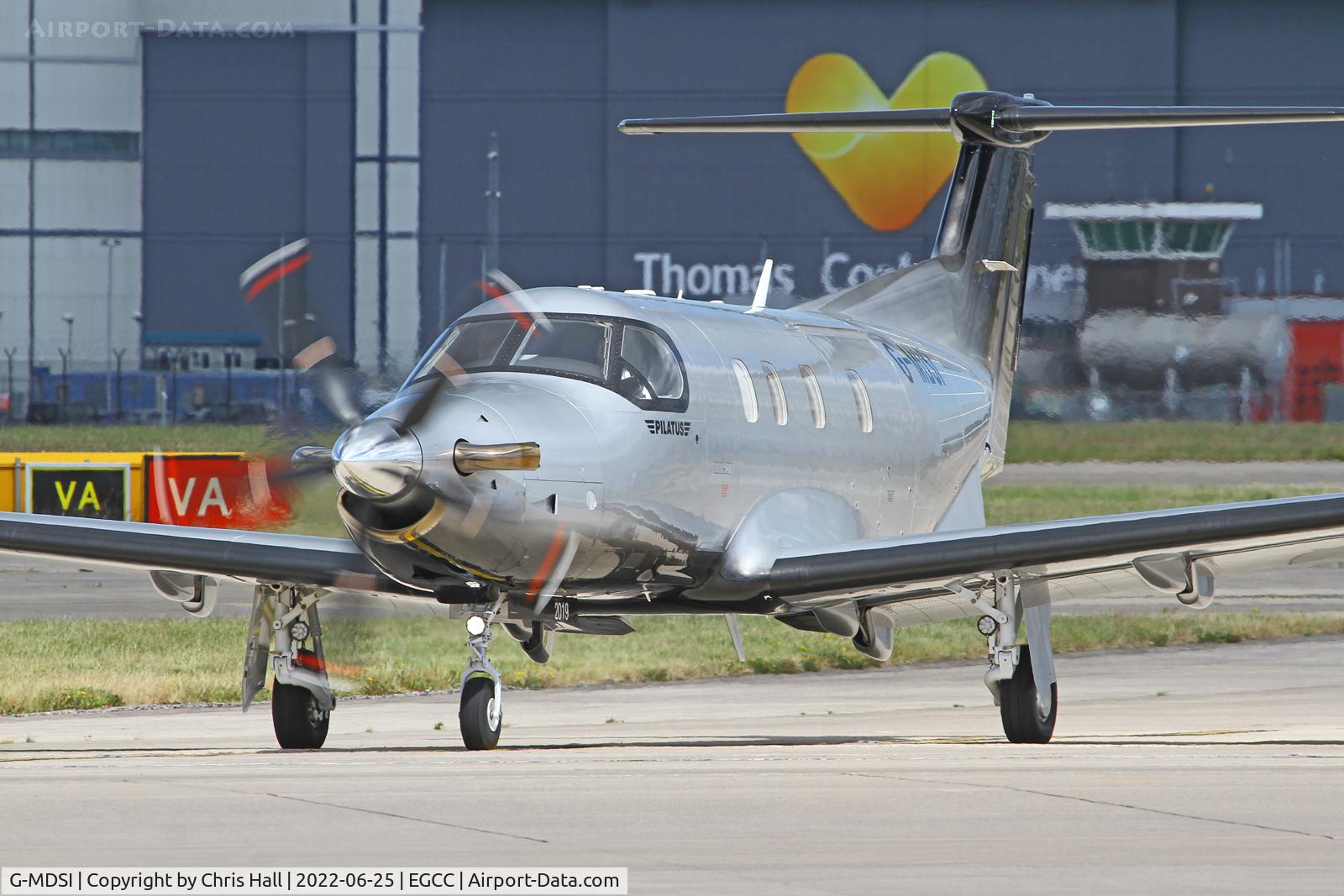 G-MDSI, 2020 Pilatus PC-12/47E C/N 2019, Manchester