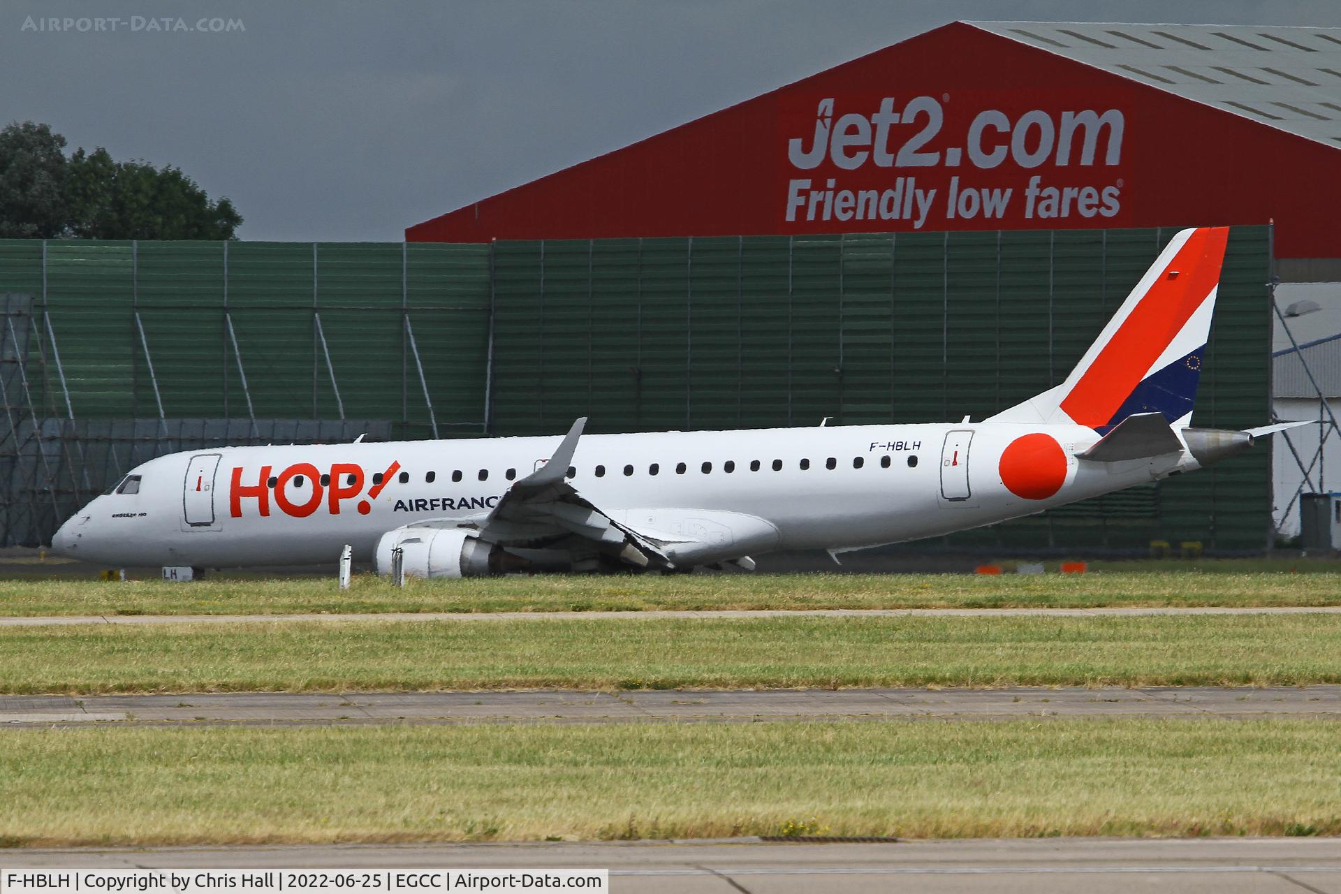 F-HBLH, 2009 Embraer 190LR (ERJ-190-100LR) C/N 19000266, Manchester