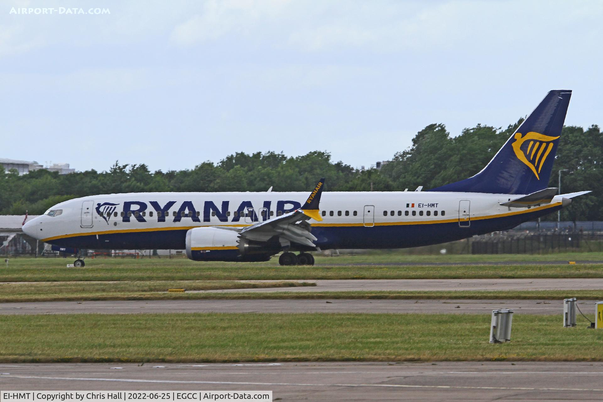 EI-HMT, 2022 Boeing 737 MAX 8-200 C/N 65892, Manchester