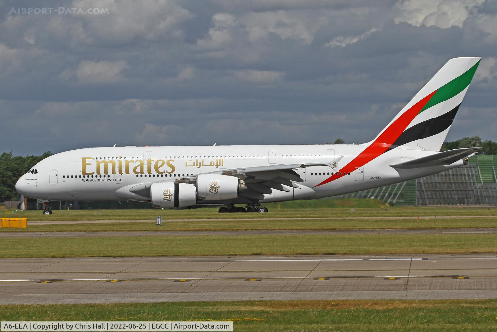 A6-EEA, 2012 Airbus A380-861 C/N 108, Manchester