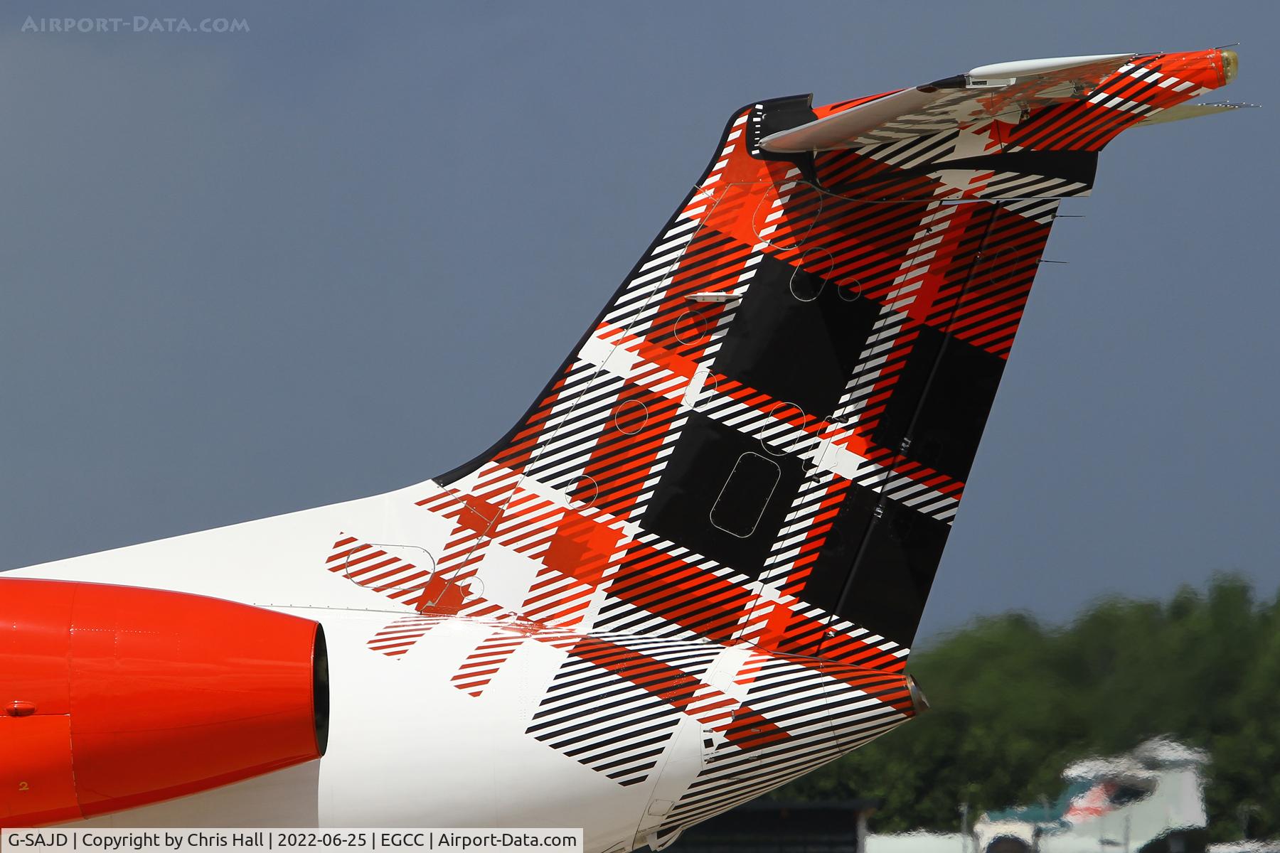 G-SAJD, 2001 Embraer EMB-145EP (ERJ-145EP) C/N 145454, Manchester