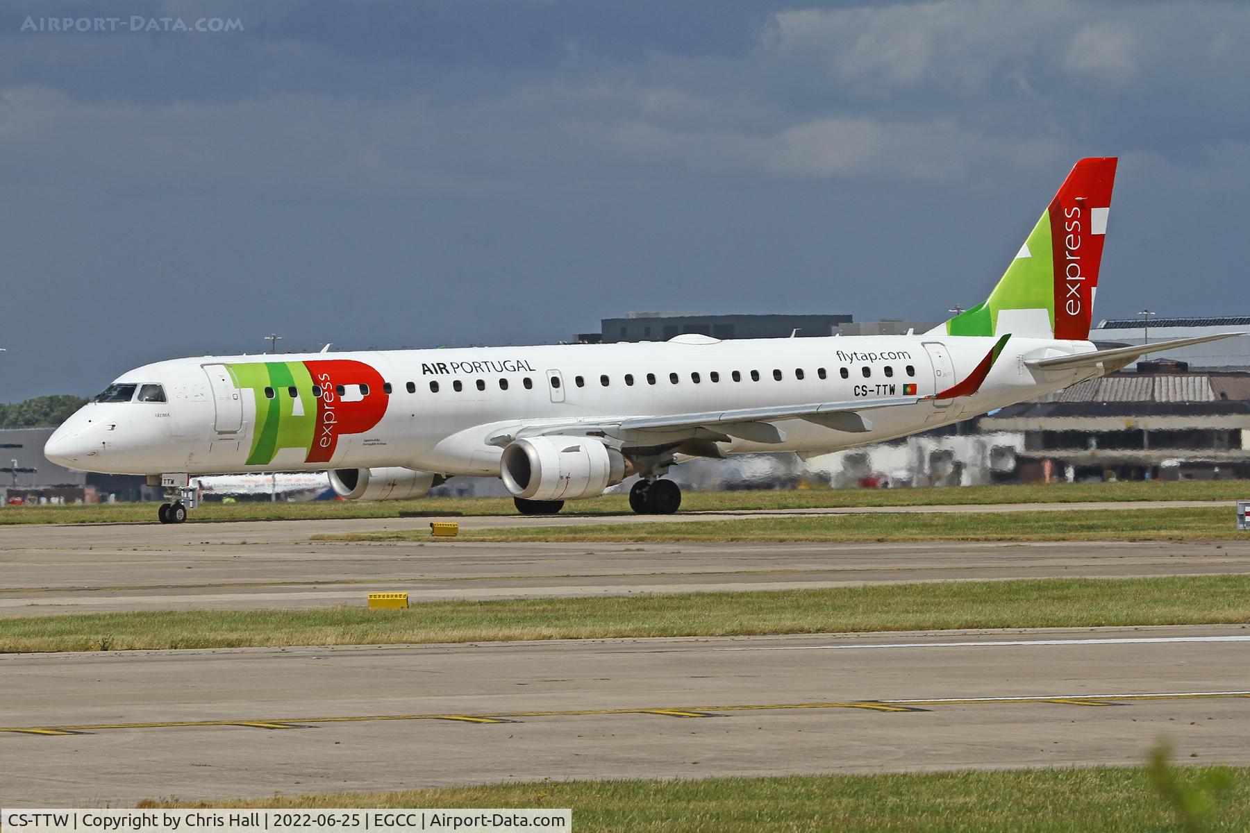 CS-TTW, 2010 Embraer 195LR (ERJ-190-200LR) C/N 19000407, Manchester