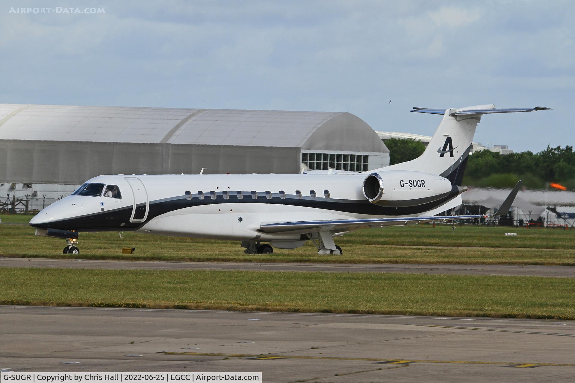 G-SUGR, 2014 Embraer EMB-135BJ Legacy 650 C/N 14501199, Manchester