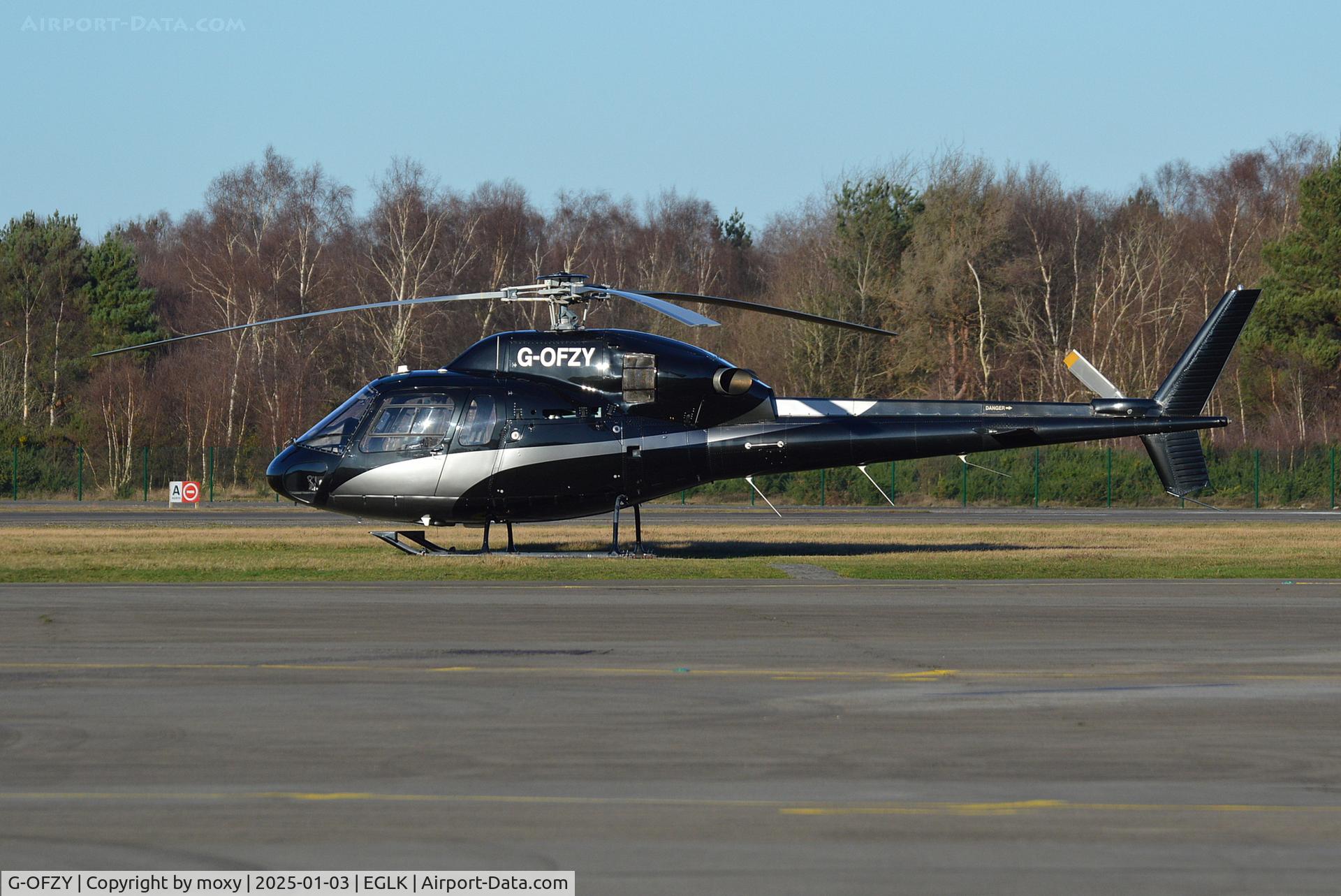 G-OFZY, 2006 Eurocopter AS-355N Ecureuil 2 C/N 5744, Eurocopter AS-355N Ecureuil 2 at Blackbushe.