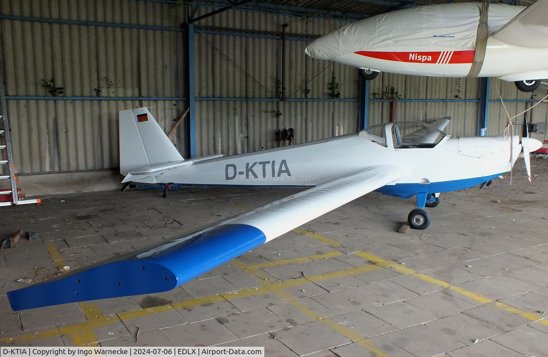D-KTIA, 1994 Scheibe SF-25C Falke C/N 44560, Scheibe SF-25C Falke at Wesel-Römerwardt airfield