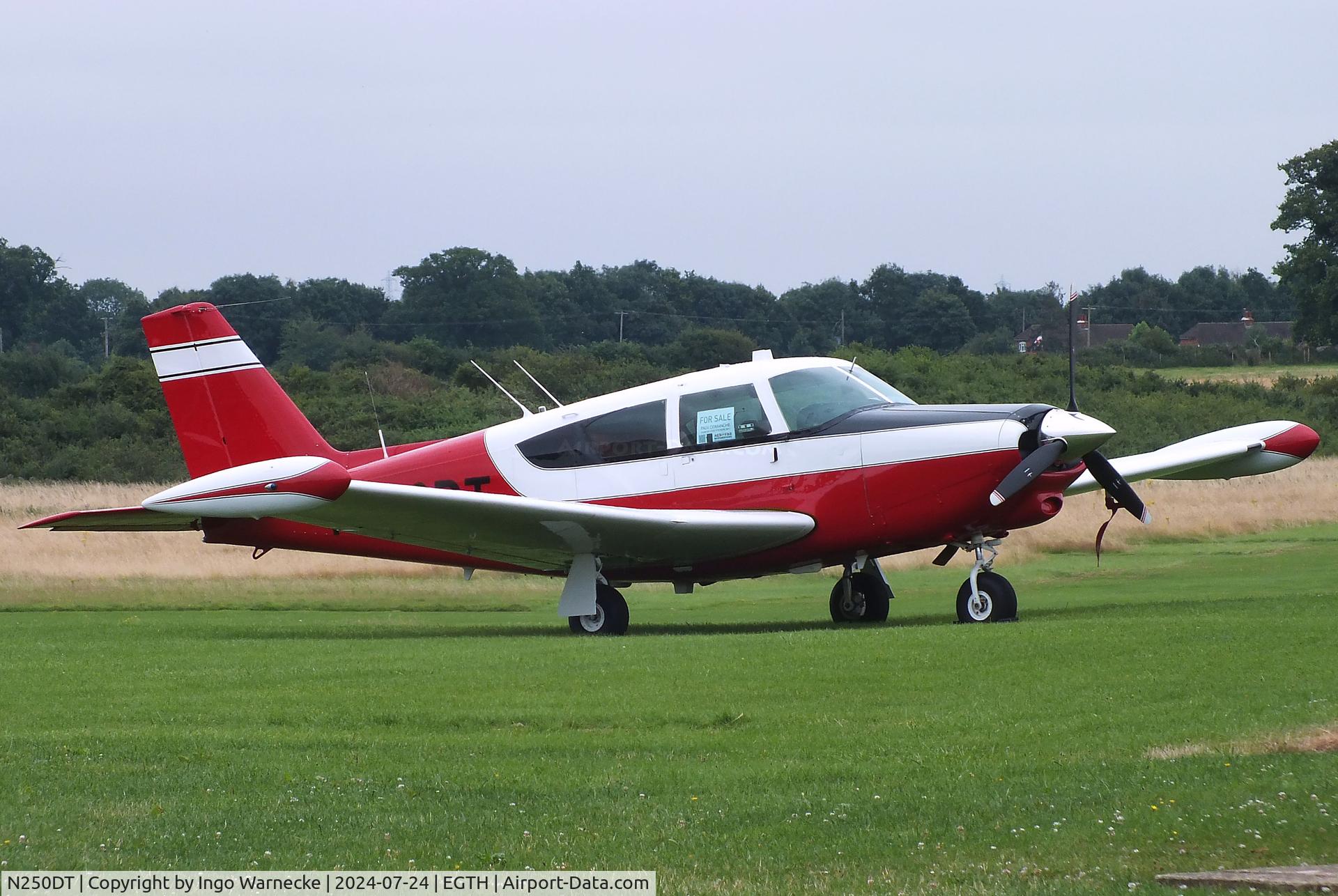 N250DT, 1960 Piper PA-24-250 Comanche C/N 24-2352, Piper PA-24-250 Comanche at Old Warden airfield