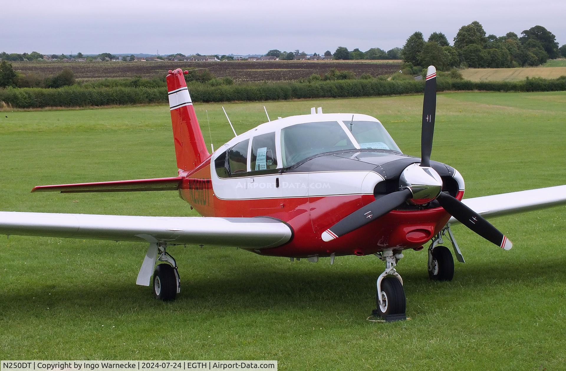 N250DT, 1960 Piper PA-24-250 Comanche C/N 24-2352, Piper PA-24-250 Comanche at Old Warden airfield
