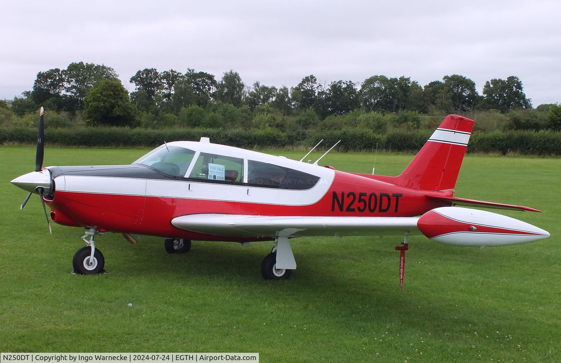 N250DT, 1960 Piper PA-24-250 Comanche C/N 24-2352, Piper PA-24-250 Comanche at Old Warden airfield