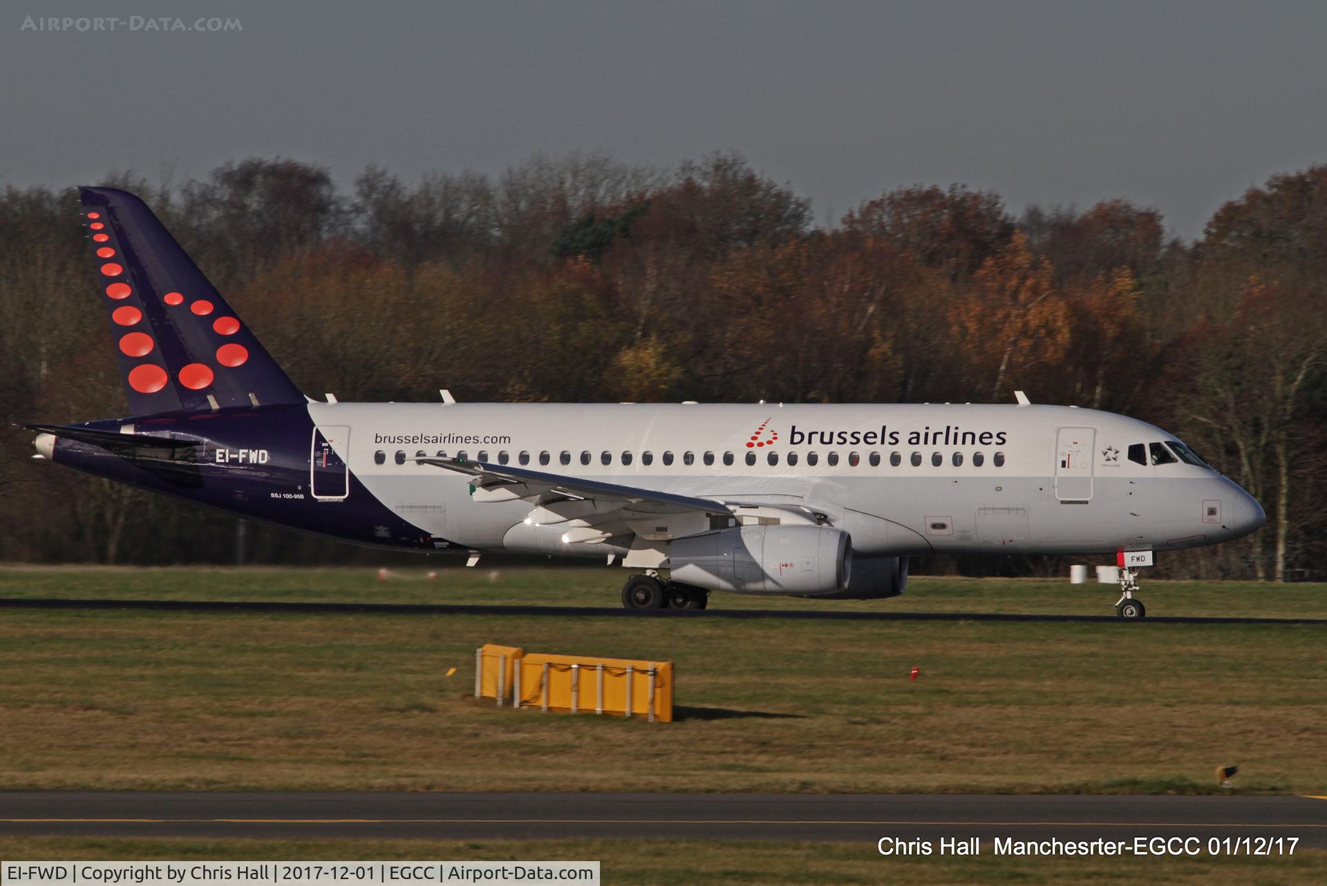 EI-FWD, 2016 Sukhoi Superjet 100 C/N 95105, Manchester