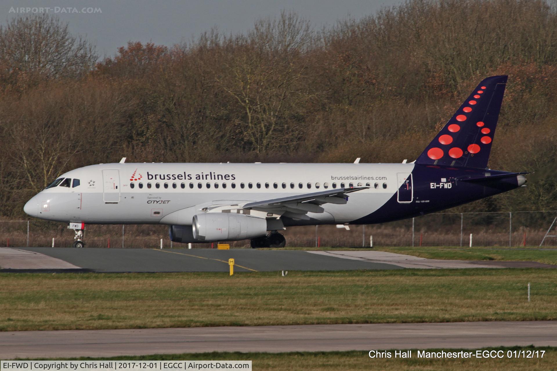 EI-FWD, 2016 Sukhoi Superjet 100 C/N 95105, Manchester