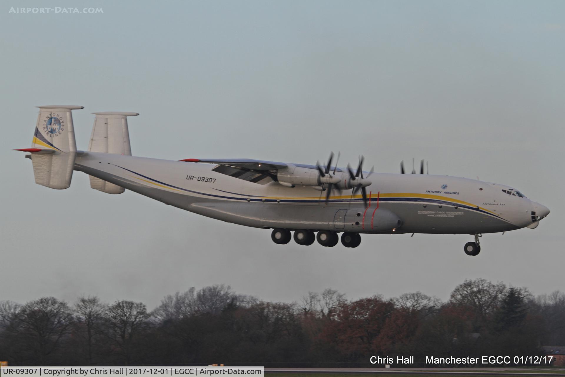 UR-09307, 1974 Antonov An-22A C/N 043481244, Manchester