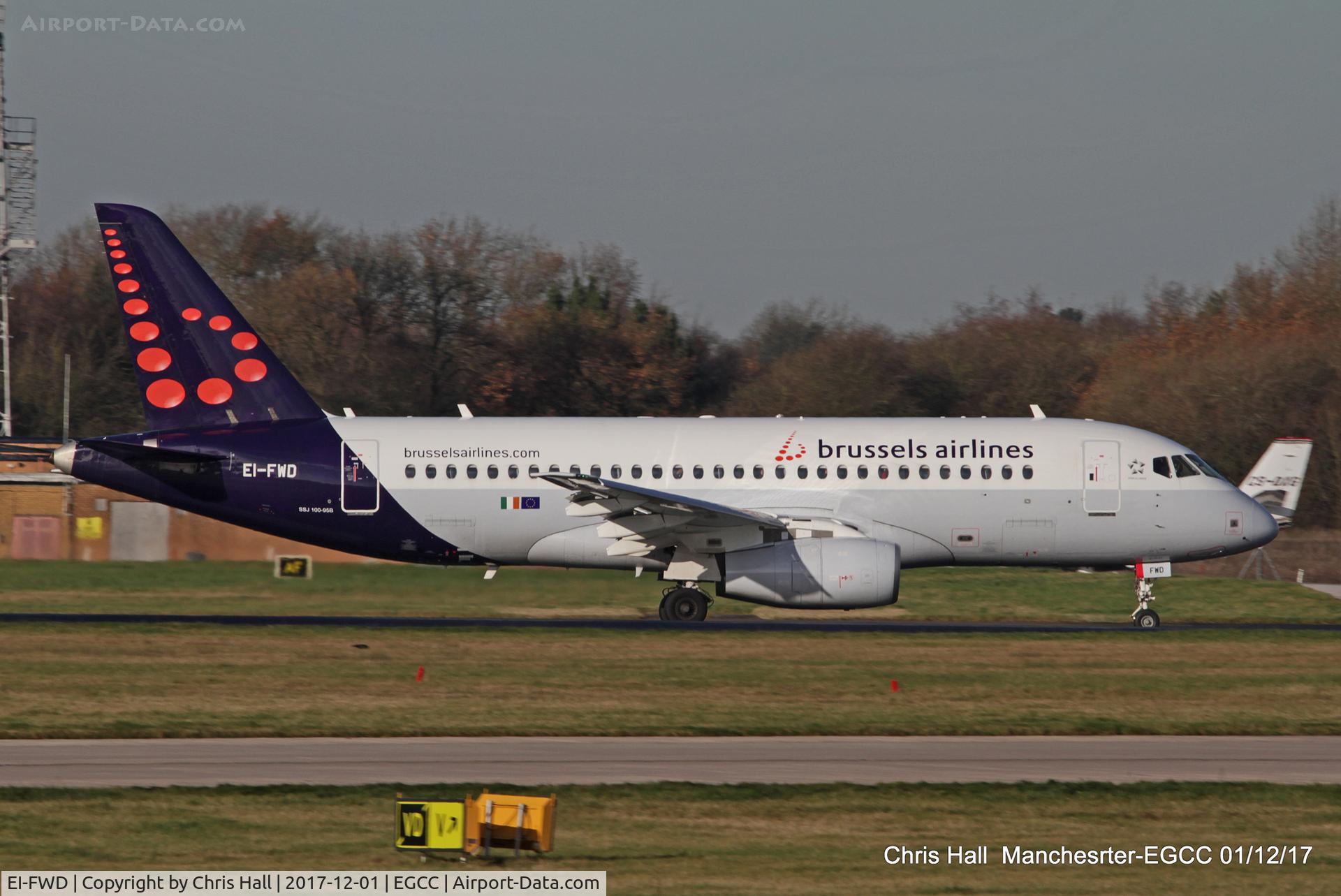 EI-FWD, 2016 Sukhoi Superjet 100 C/N 95105, Manchester