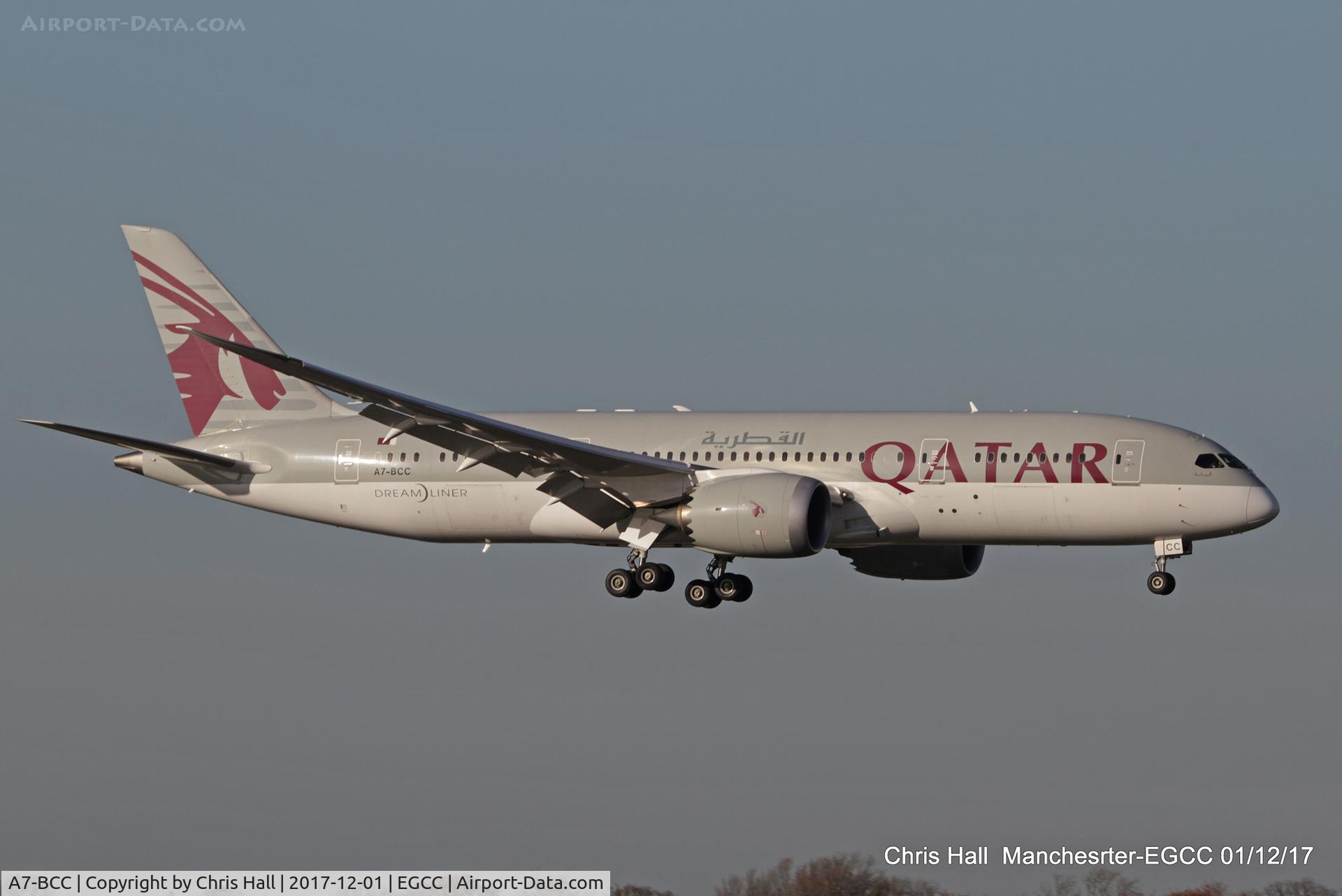A7-BCC, 2012 Boeing 787-8 Dreamliner C/N 38321, Manchester