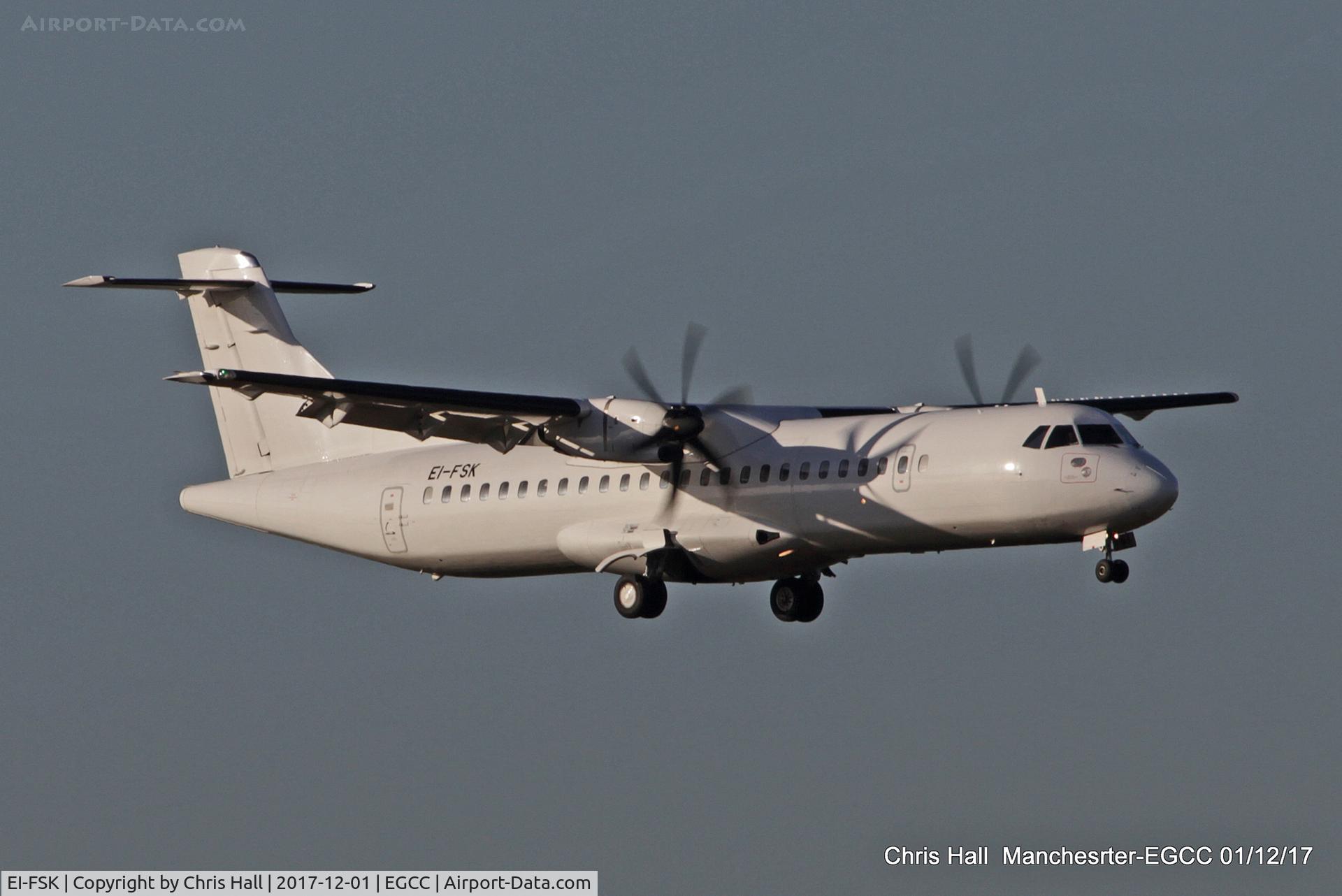 EI-FSK, 2016 ATR 72-212A C/N 1326, Manchester