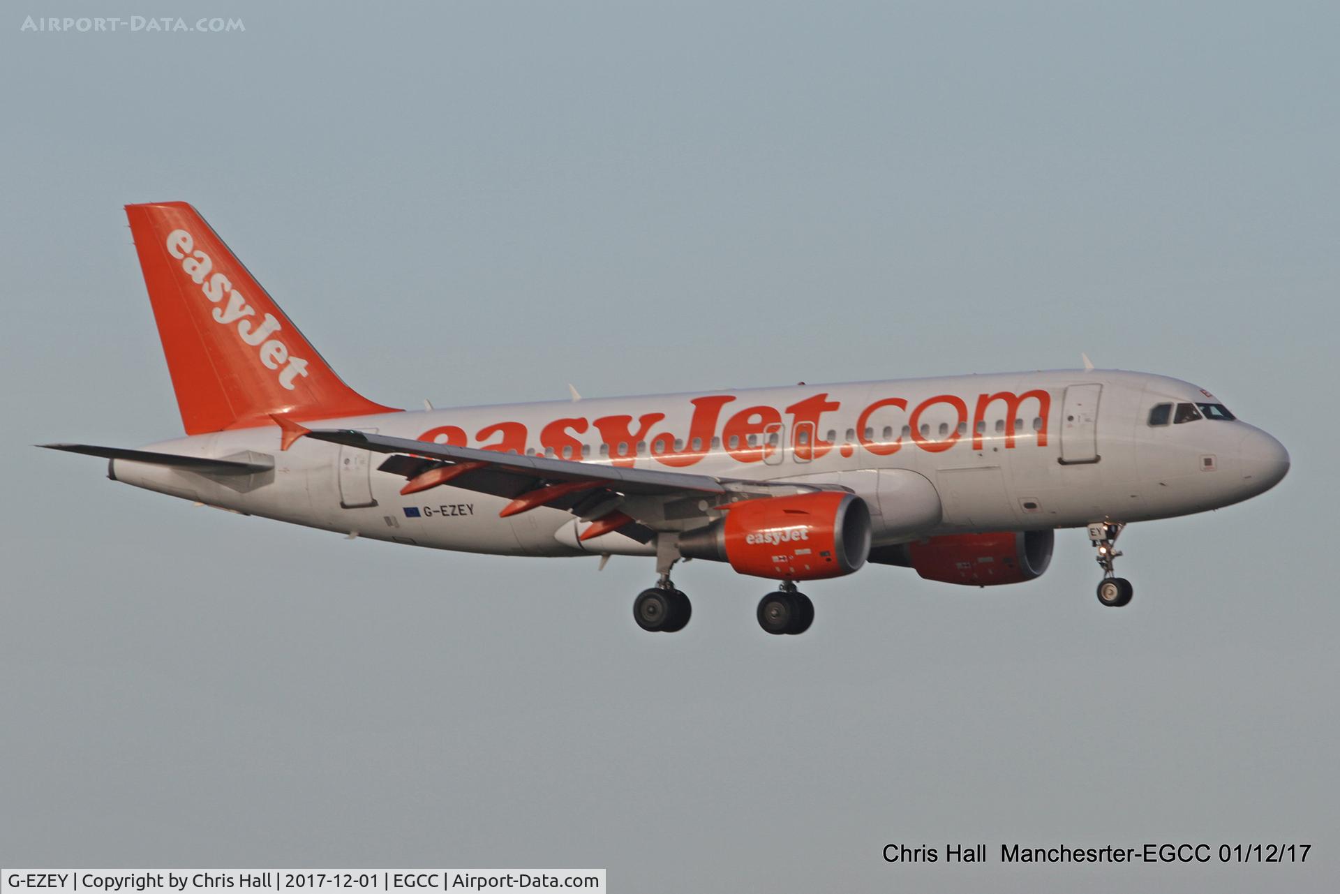 G-EZEY, 2004 Airbus A319-111 C/N 2353, Manchester