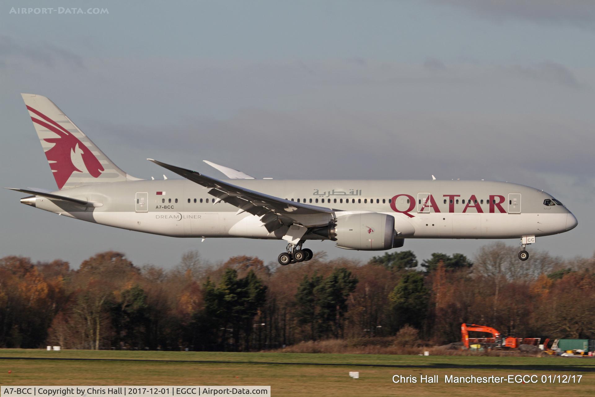 A7-BCC, 2012 Boeing 787-8 Dreamliner C/N 38321, Manchester