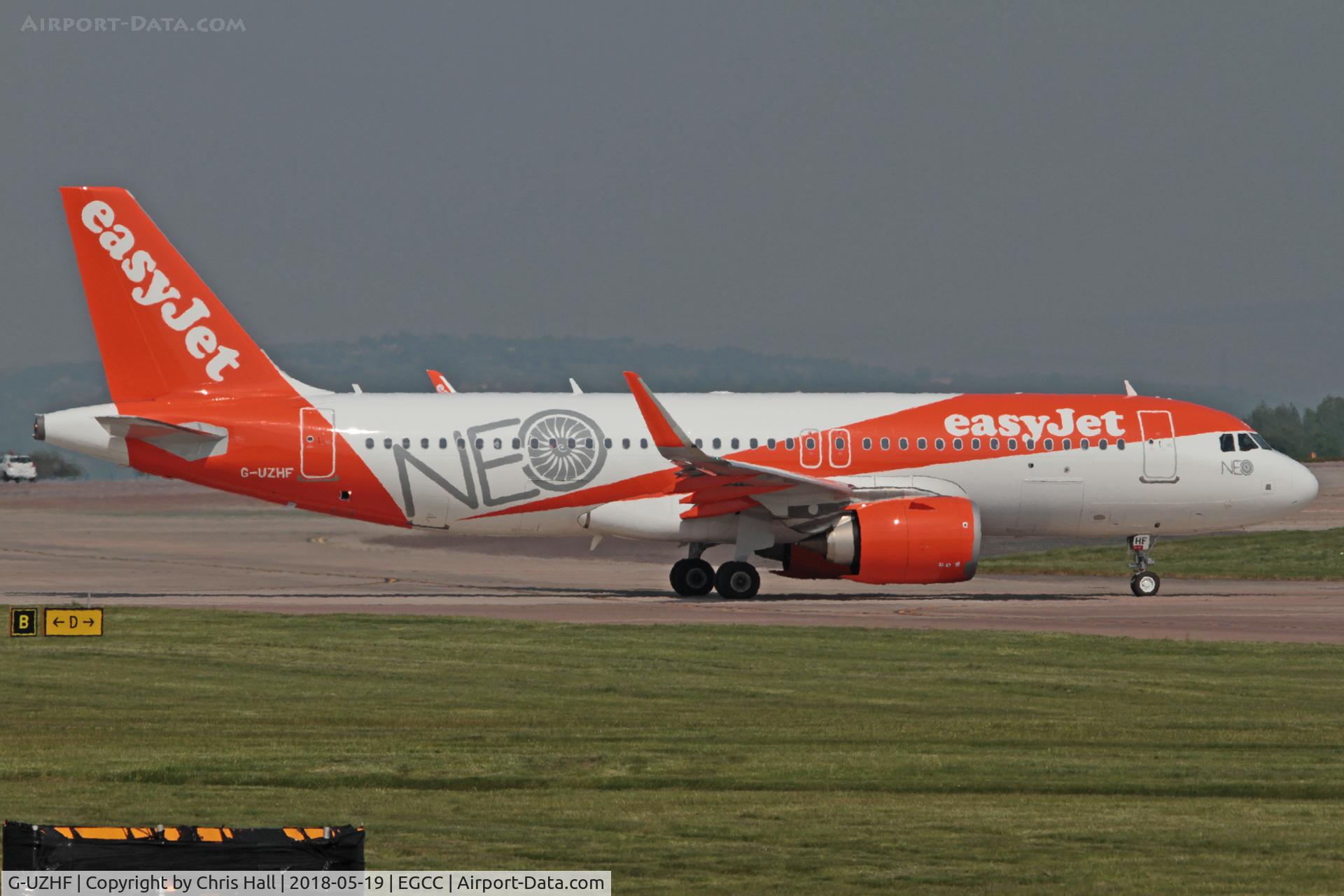G-UZHF, 2018 Airbus A320-251N C/N 8193, Manchester