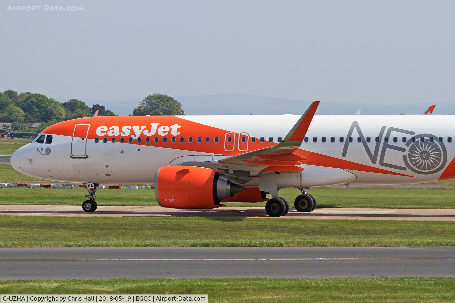 G-UZHA, 2017 Airbus A320-251NEO C/N 7649, Manchester