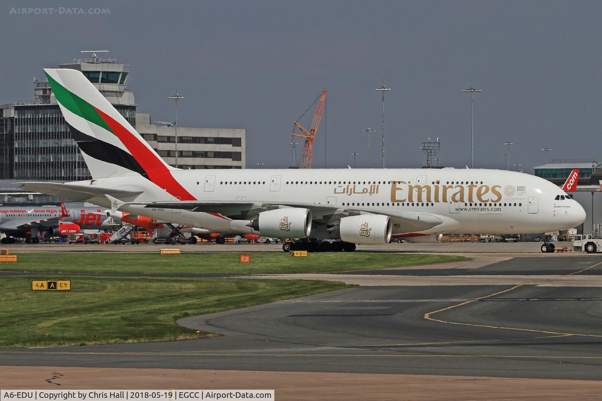A6-EDU, 2011 Airbus A380-861 C/N 098, Manchester