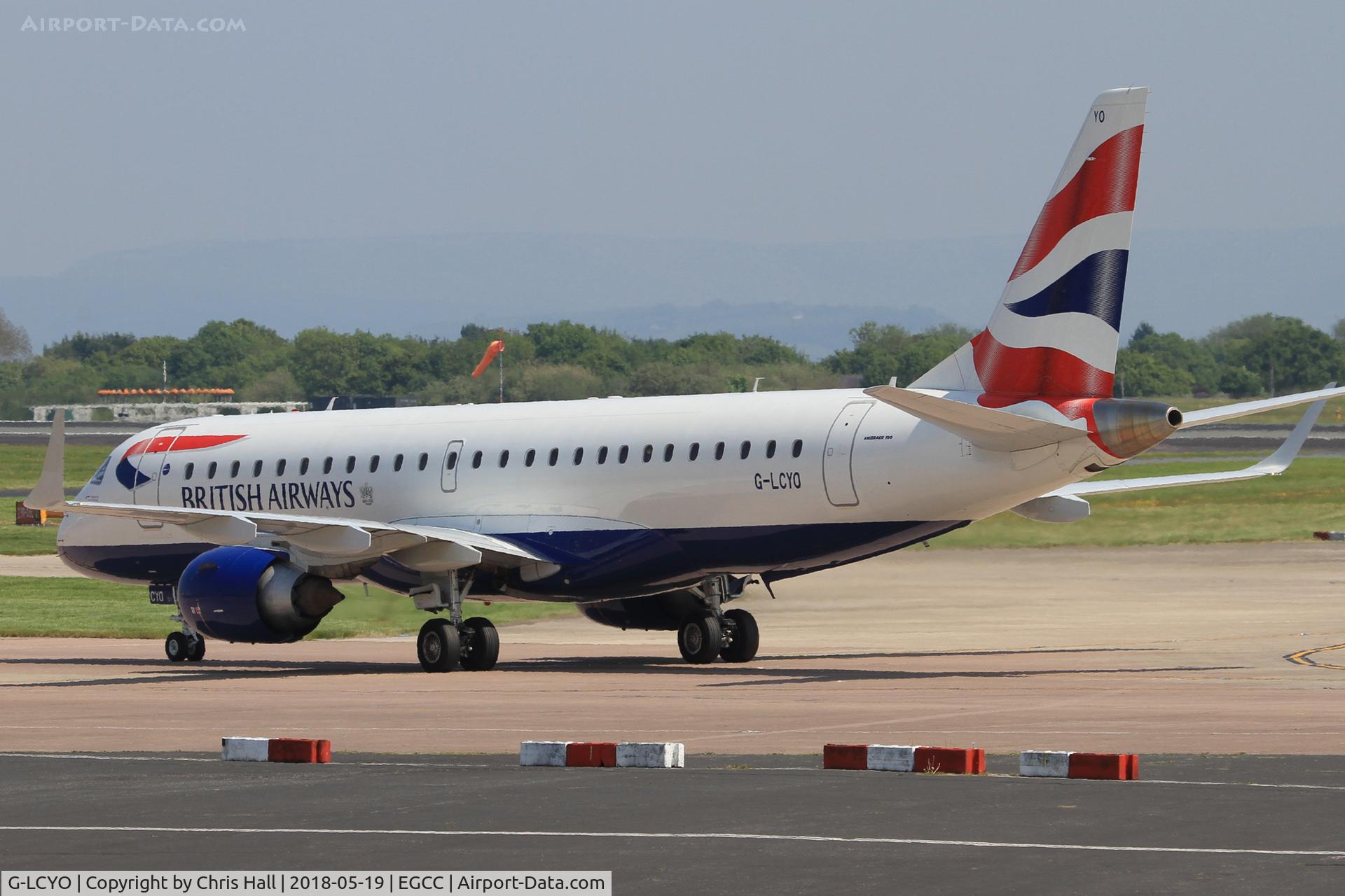 G-LCYO, 2011 Embraer 190SR (ERJ-190-100SR) C/N 19000430, Manchester