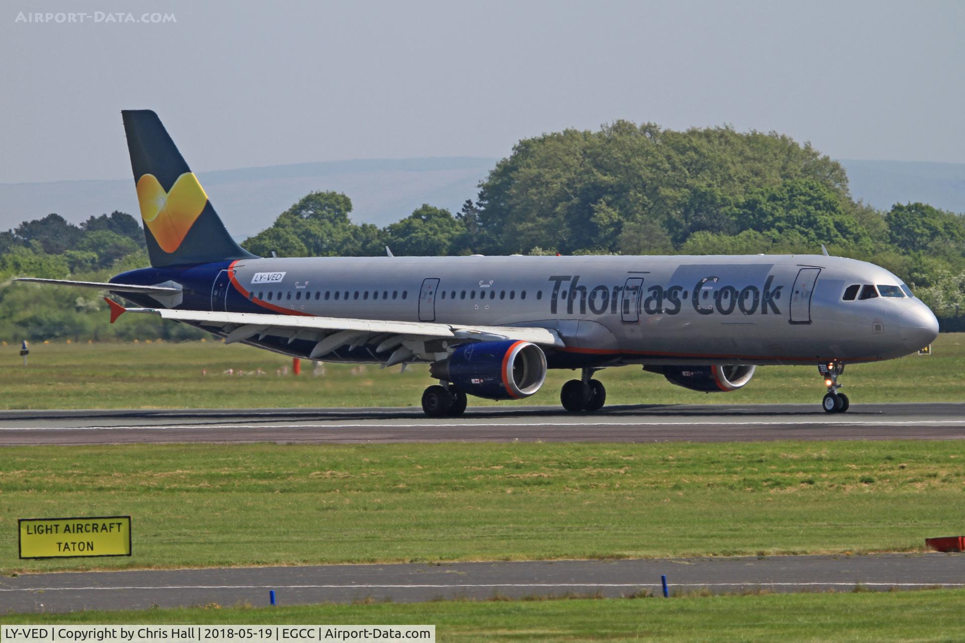 LY-VED, 2007 Airbus A321-211 C/N 3334, Manchester