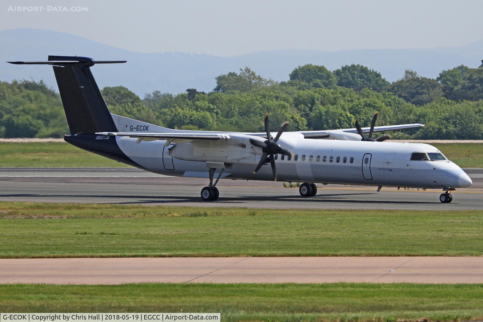 G-ECOK, 2008 Bombardier DHC-8-402Q Dash 8 C/N 4230, Manchester