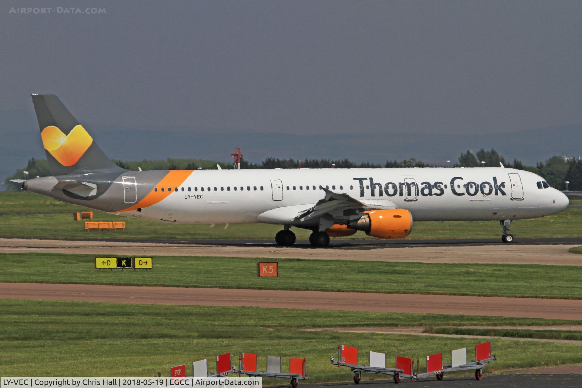 LY-VEC, 2007 Airbus A321-211 C/N 3267, Manchester