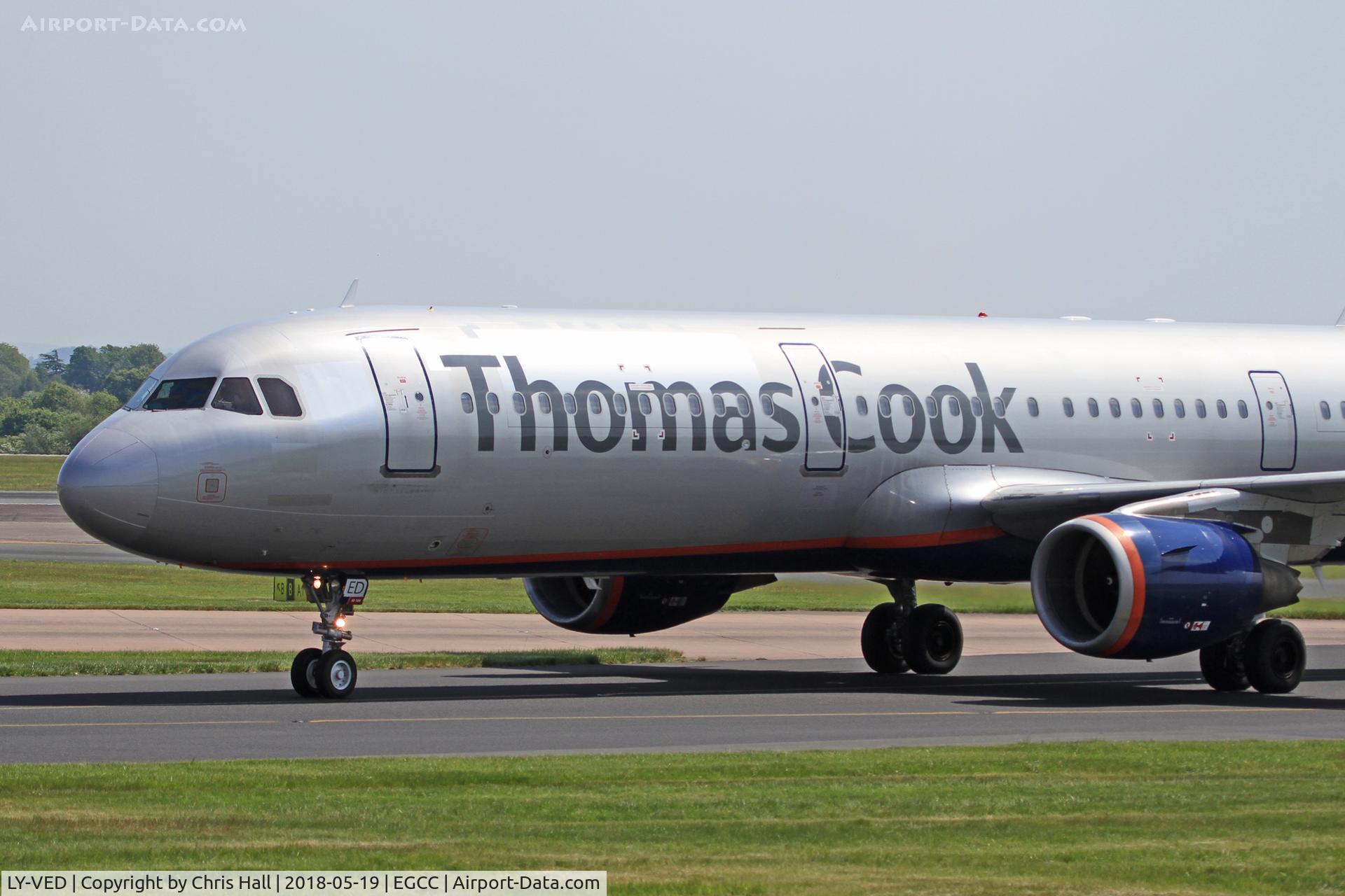 LY-VED, 2007 Airbus A321-211 C/N 3334, Manchester