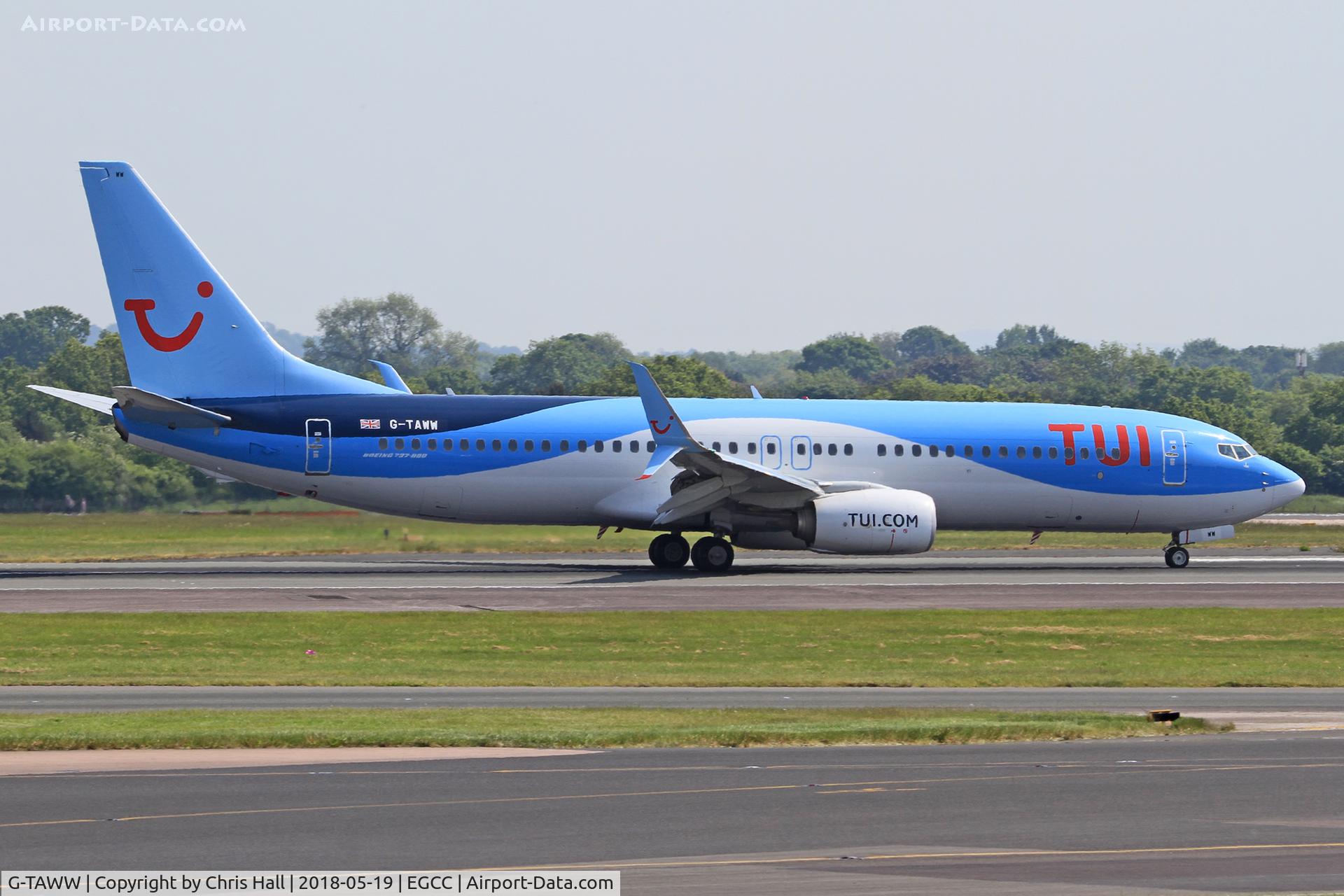 G-TAWW, 2015 Boeing 737-8K5 C/N 41663, Manchester