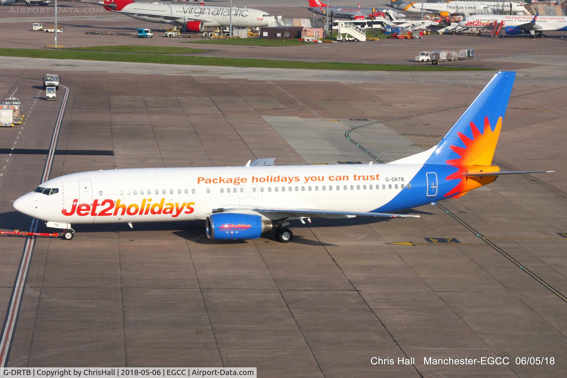 G-DRTB, 1999 Boeing 737-86N C/N 28610, Manchester