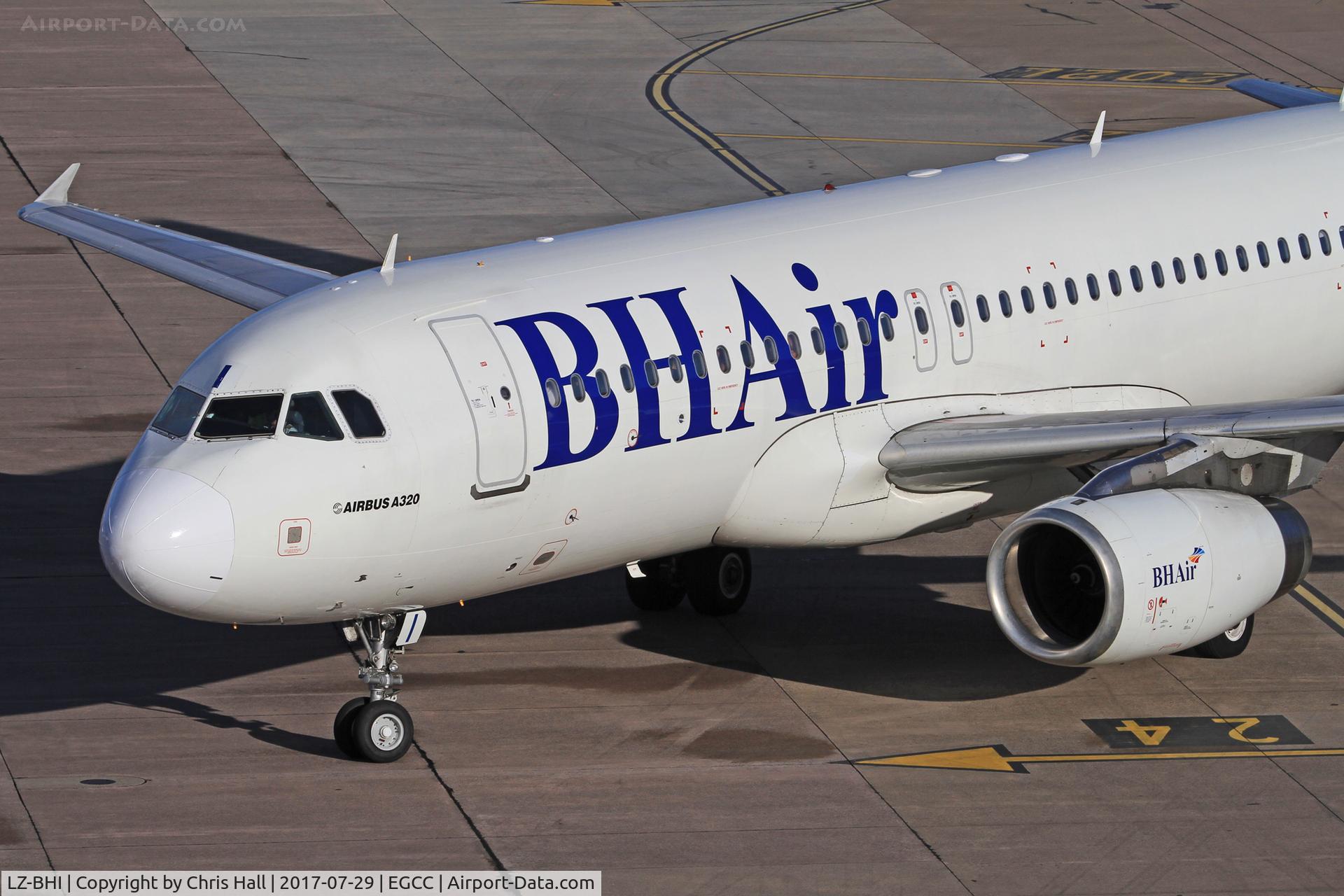 LZ-BHI, 2007 Airbus A320-214 C/N 3125, Manchester
