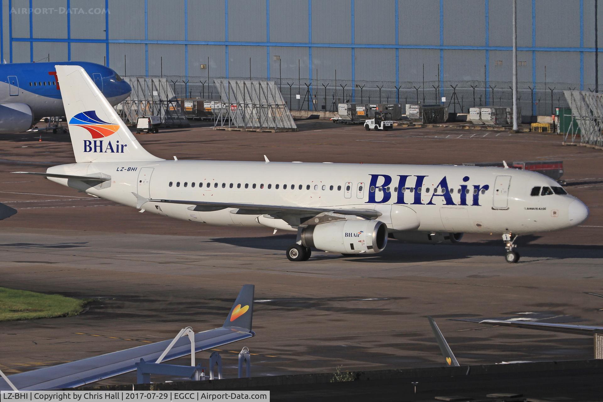 LZ-BHI, 2007 Airbus A320-214 C/N 3125, Manchester