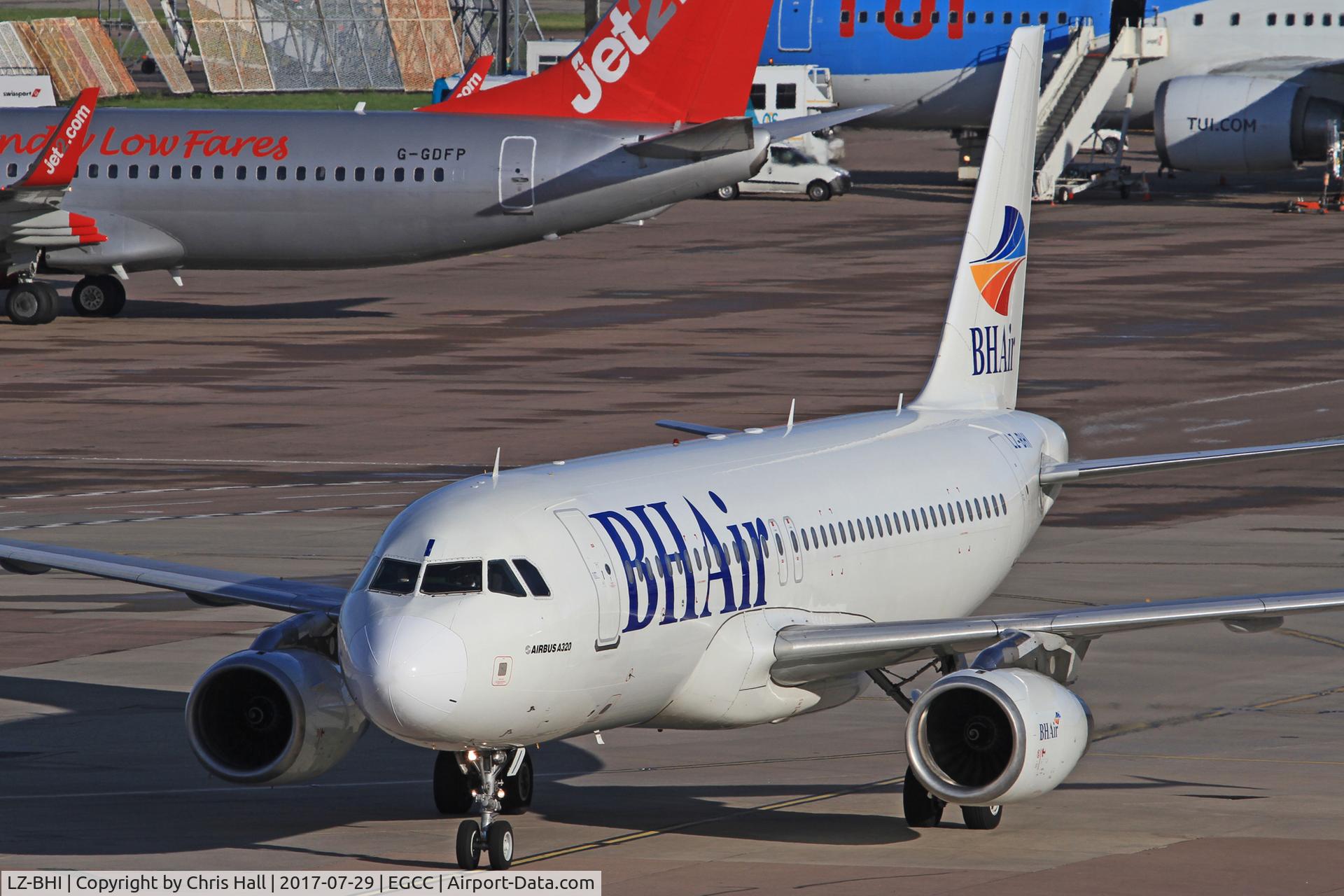 LZ-BHI, 2007 Airbus A320-214 C/N 3125, Manchester