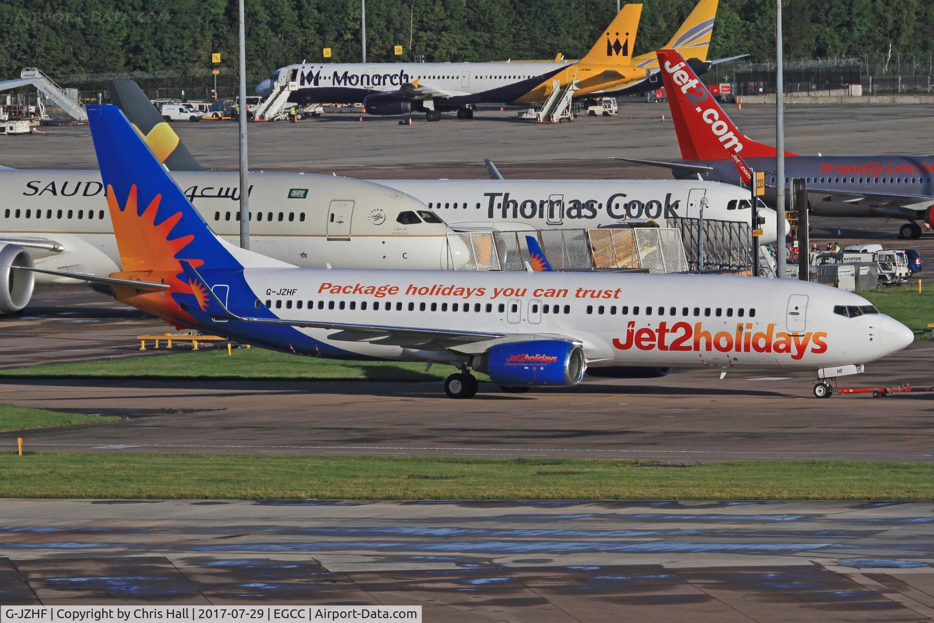 G-JZHF, 1999 Boeing 737-8K2 C/N 28378, Manchester