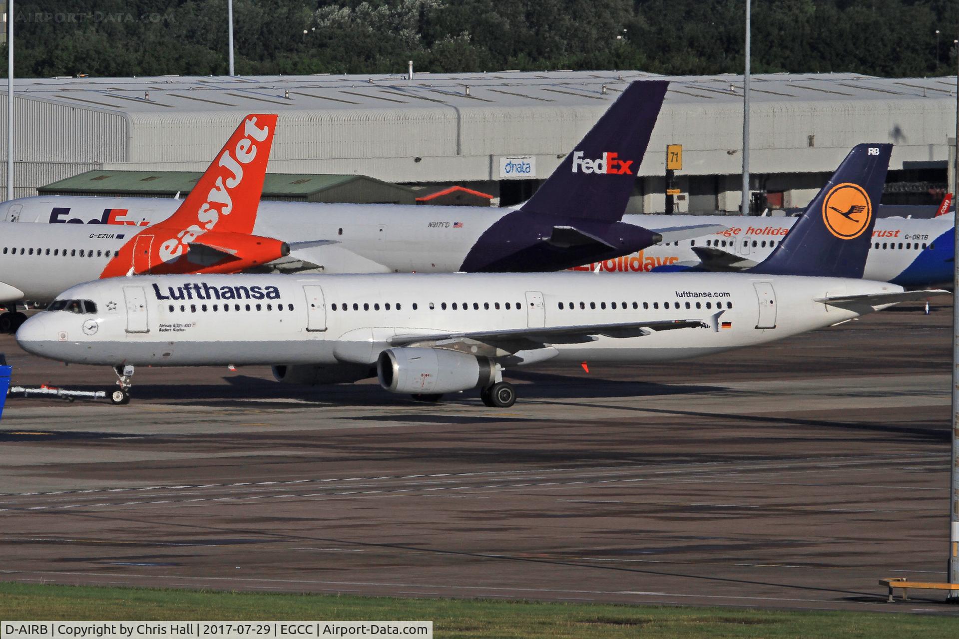 D-AIRB, 1993 Airbus A321-131 C/N 0468, Manchester