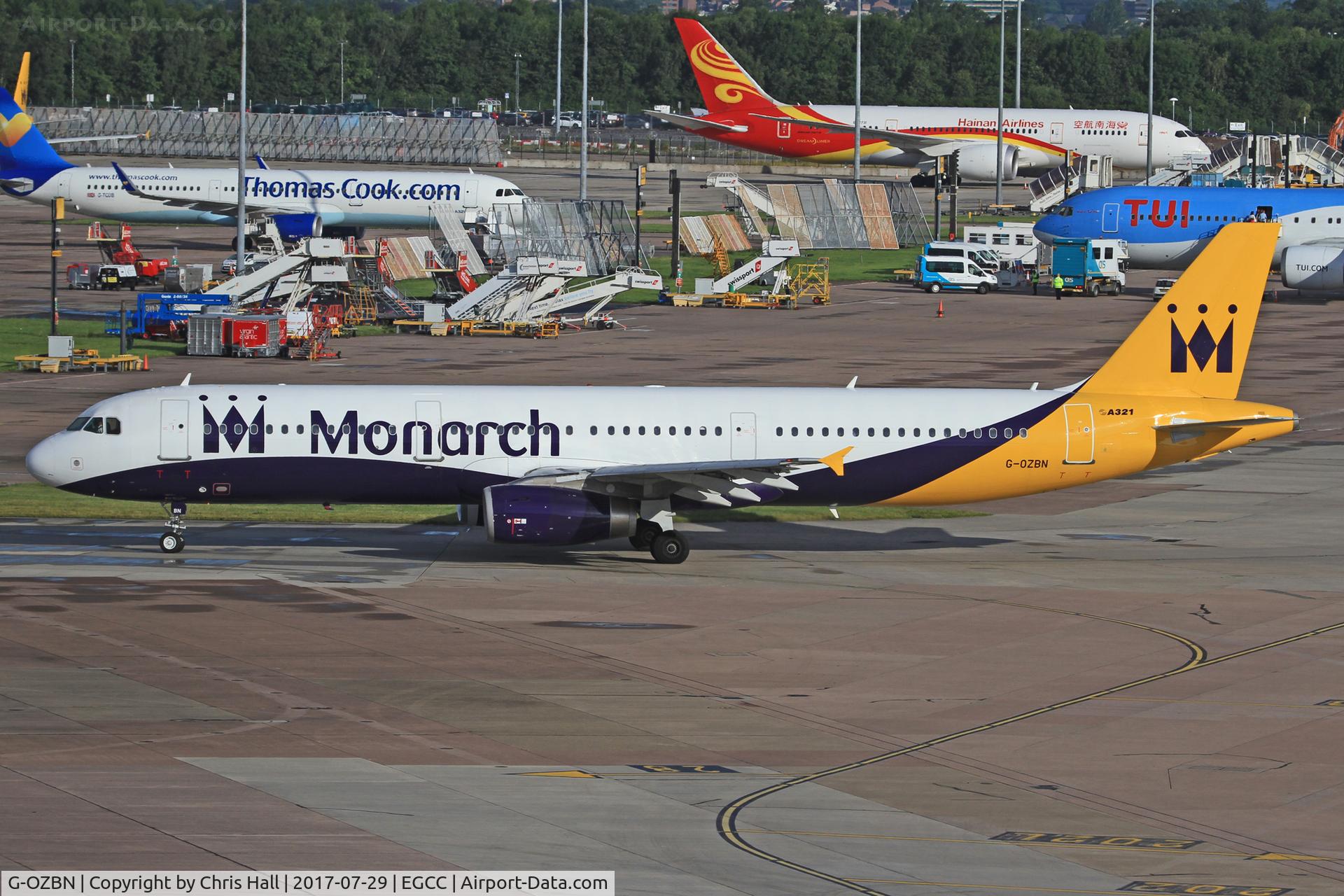 G-OZBN, 1999 Airbus A321-231 C/N 1153, Manchester