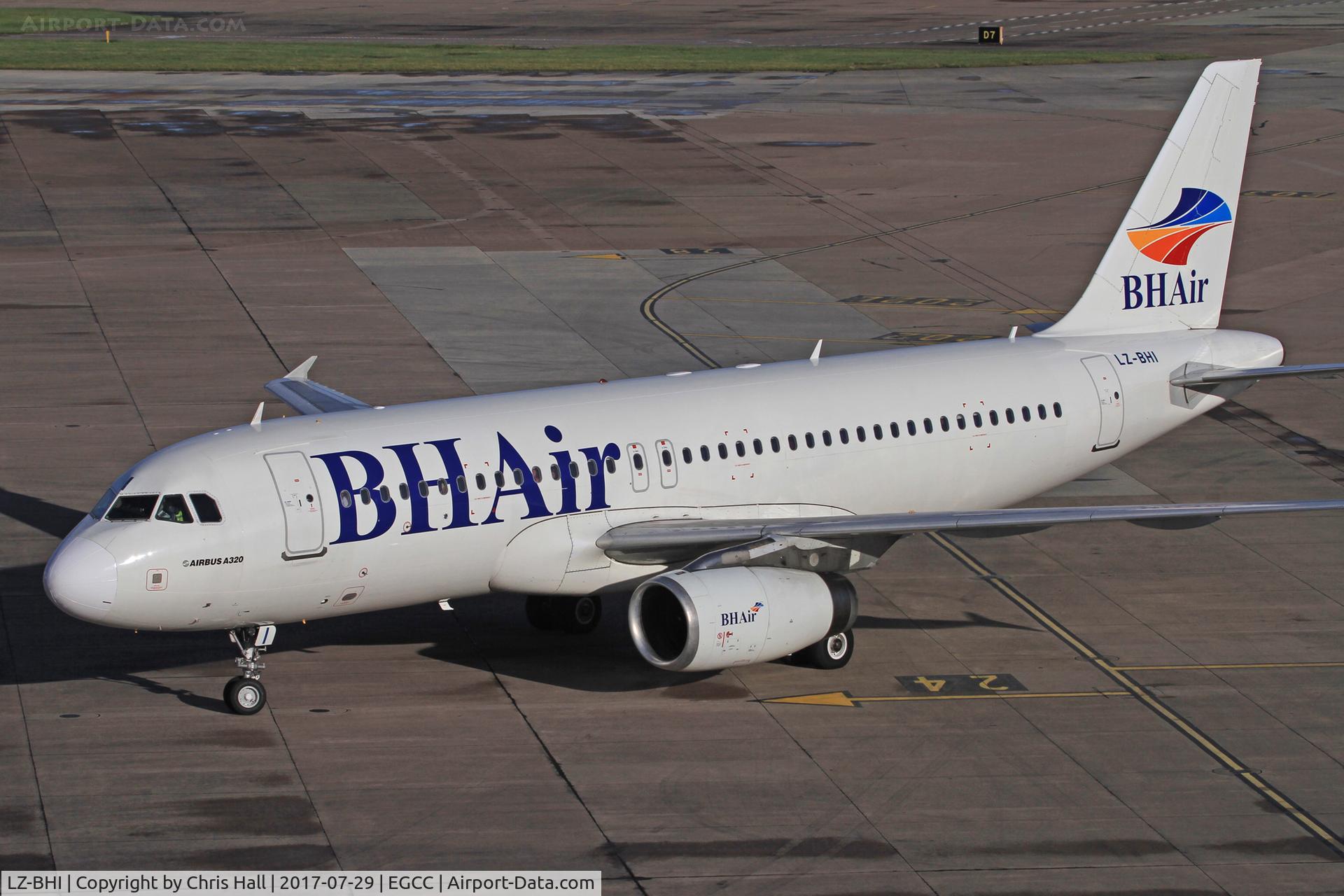 LZ-BHI, 2007 Airbus A320-214 C/N 3125, Manchester