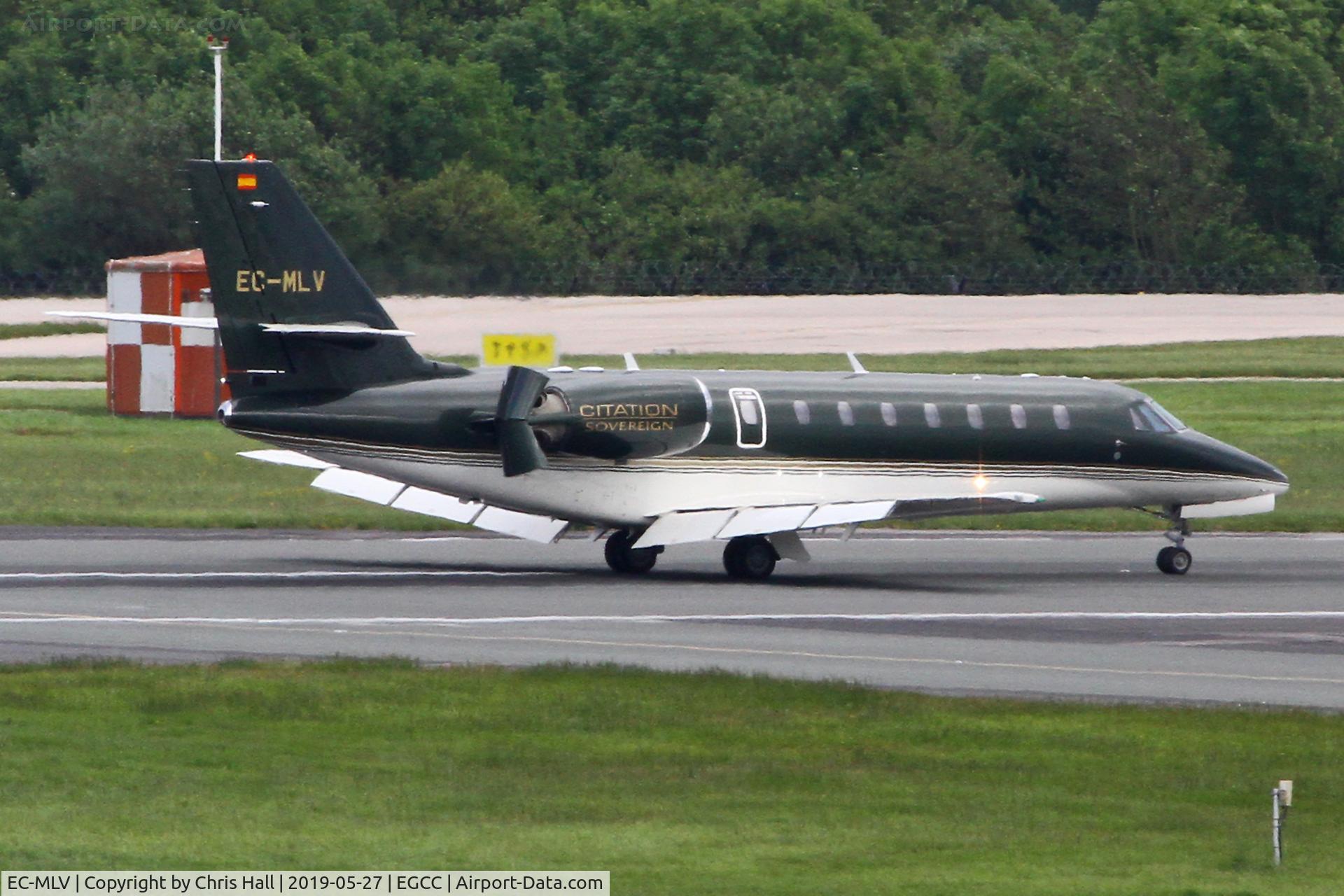 EC-MLV, 2008 Cessna 680 Citation Sovereign C/N 680-0215, Manchester