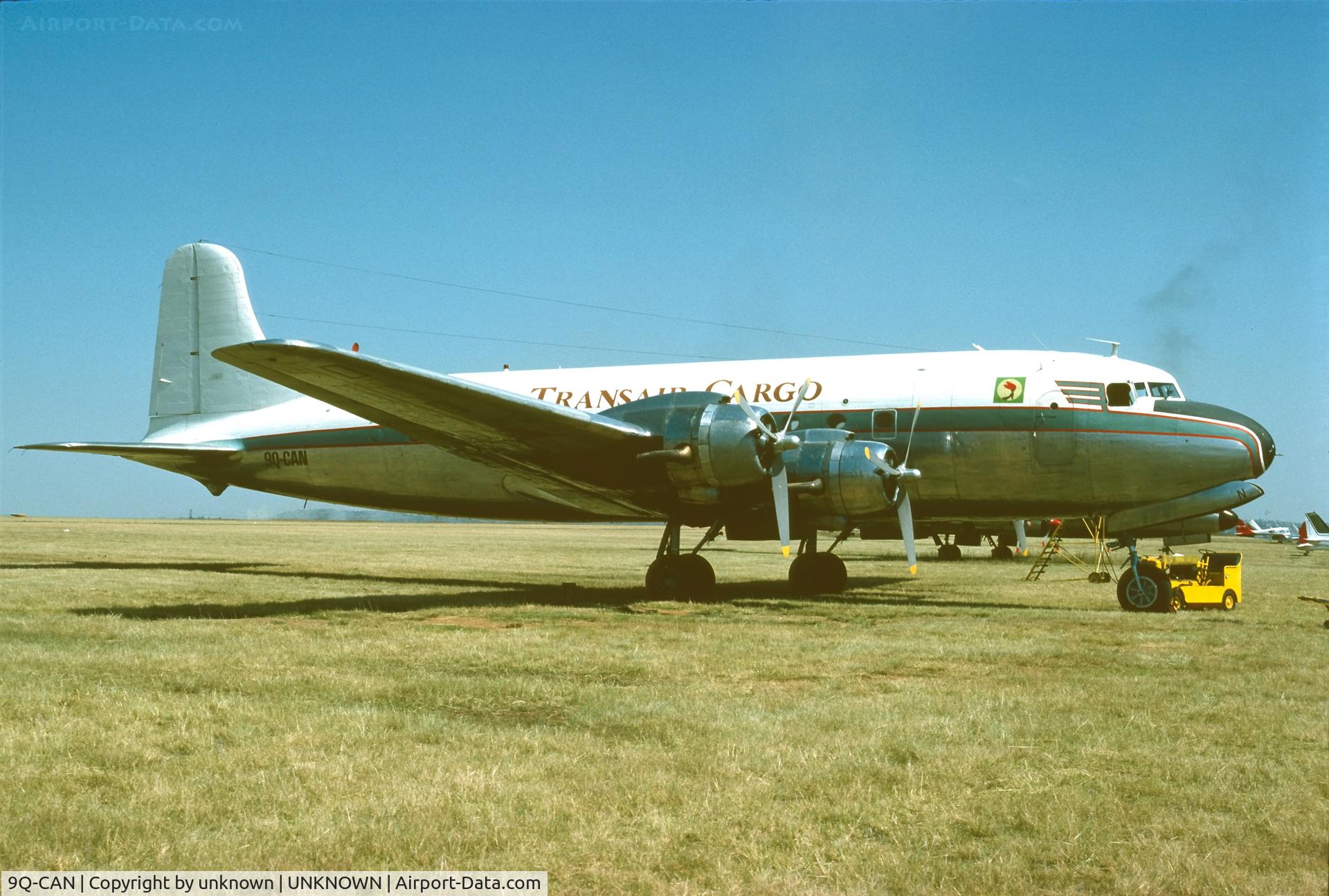 9Q-CAN, 1944 Douglas C-54-A-15-DC C/N 10378, unknown