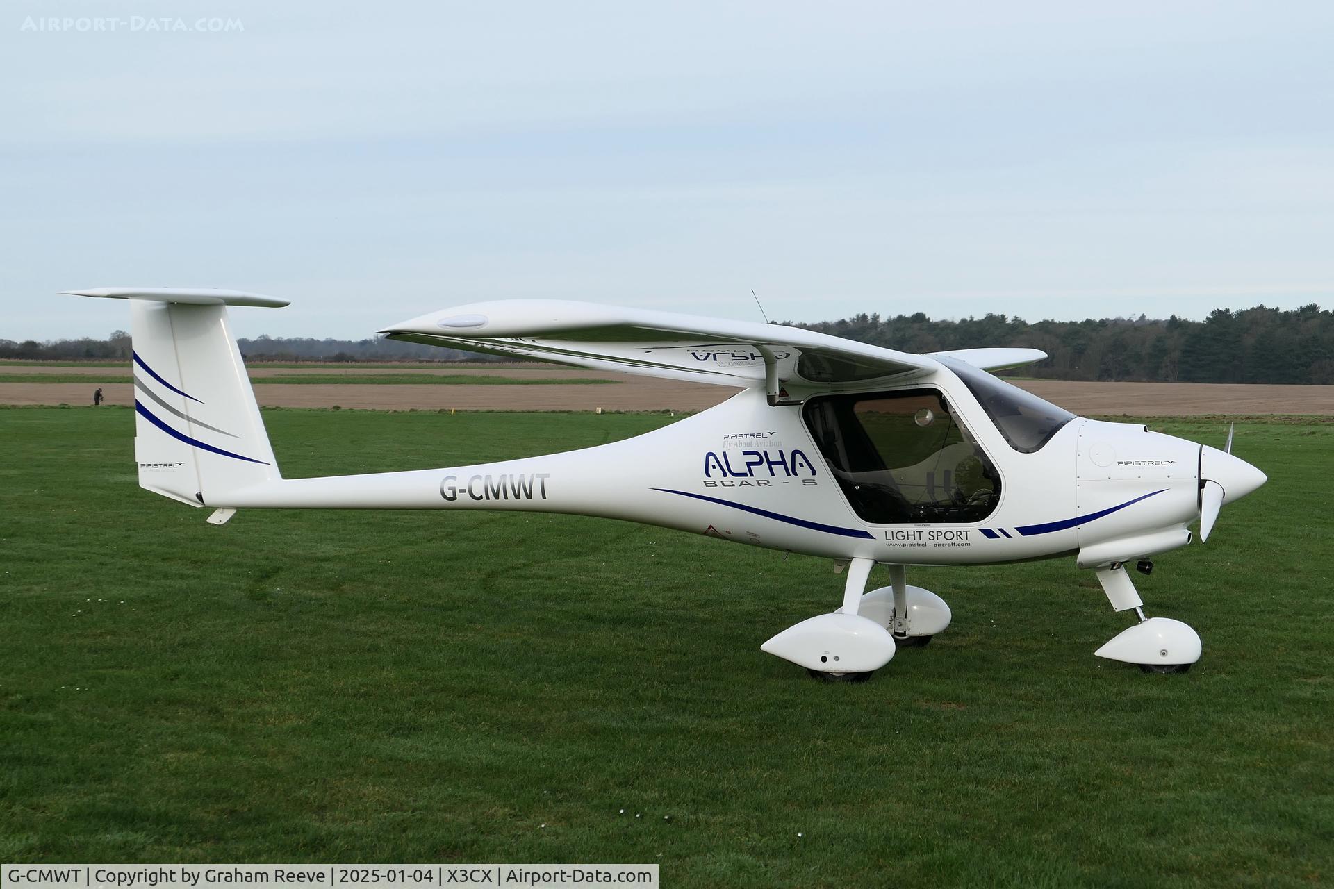 G-CMWT, 2024 Pipistrel D.O.O. Alpha BCAR-S 164A C/N AT164A0011, Parked at Northrepps.