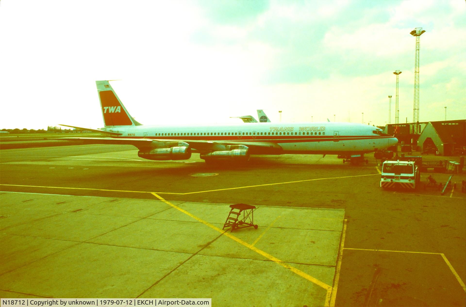 N18712, 1967 Boeing 707-331B C/N 19226, Copenhagen 12.7.1979