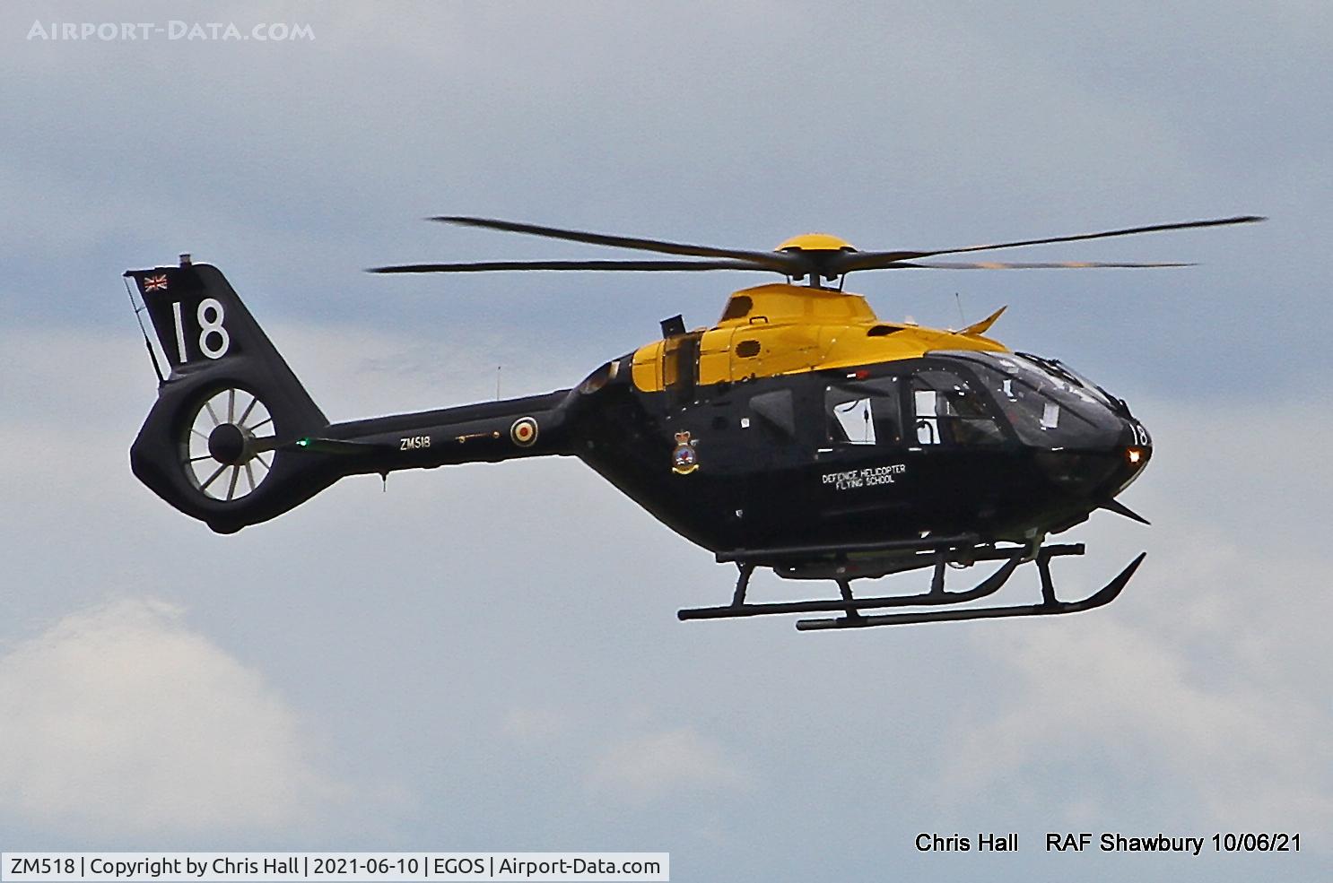 ZM518, 2017 Airbus Helicopters Juno HT.1 (EC-135T-3H) C/N 2021, RAF Shawbury