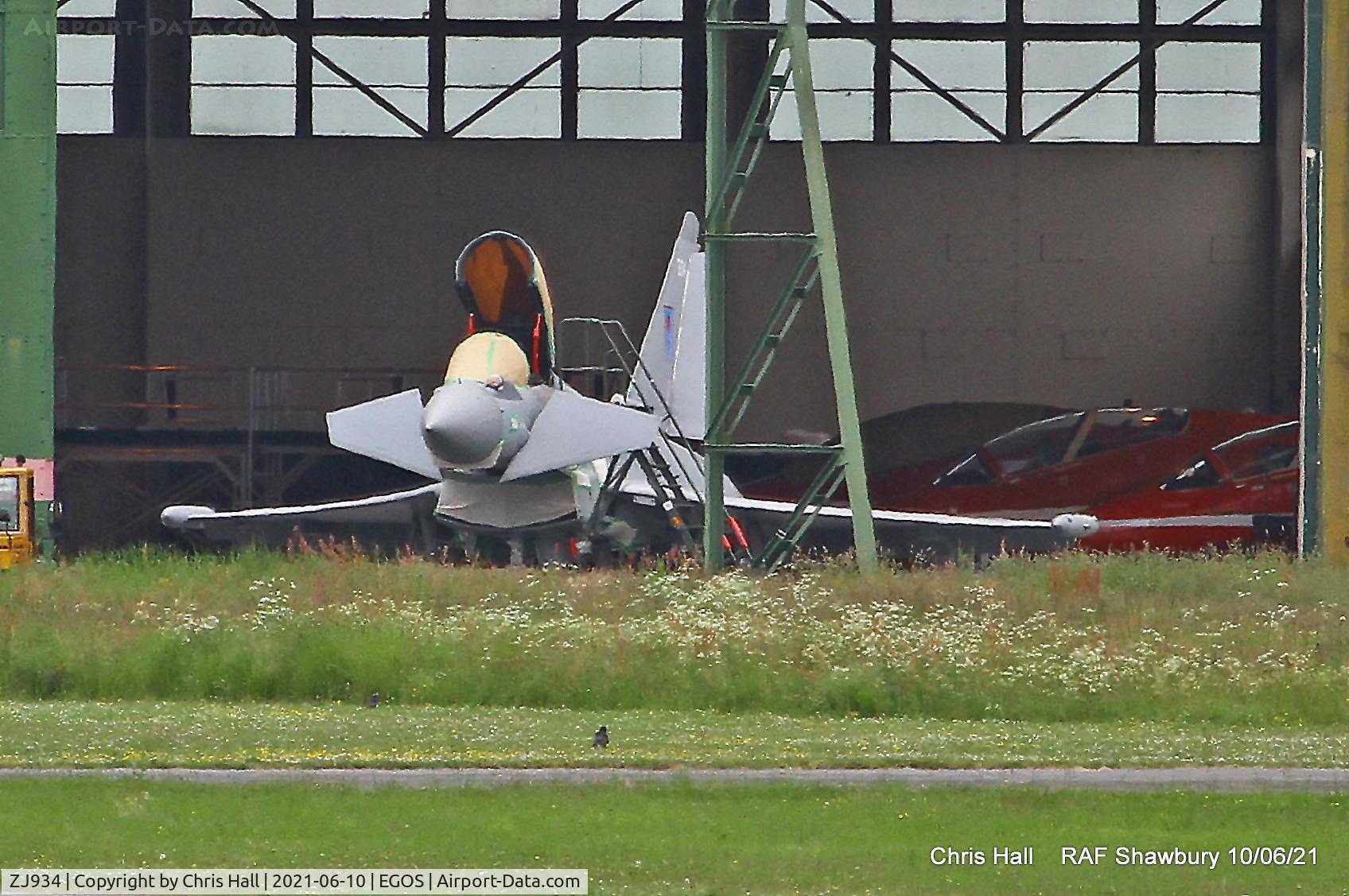 ZJ934, 2006 Eurofighter EF-2000 Typhoon FGR4 C/N 0111/BS025, RAF Shawbury
