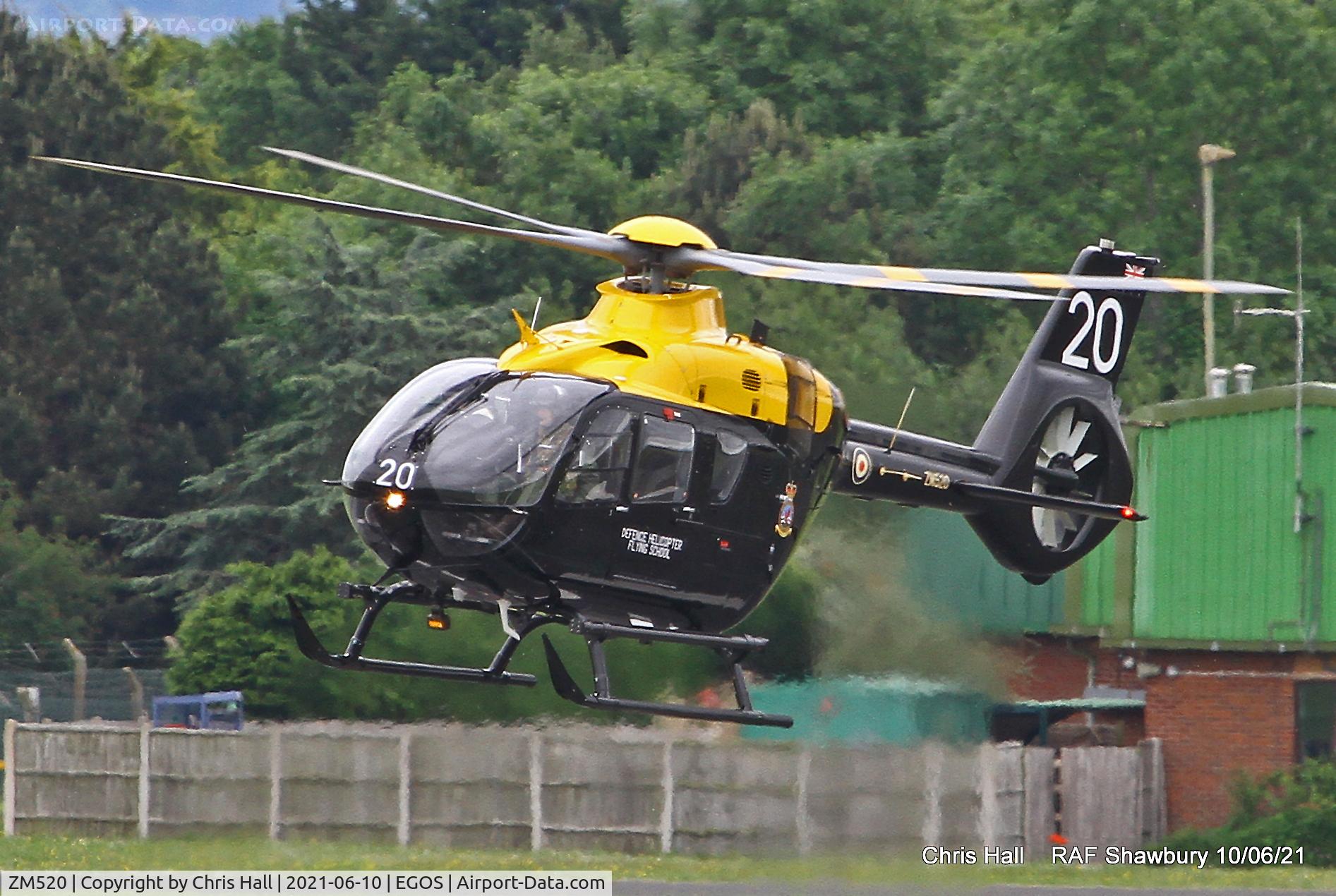 ZM520, 2017 Airbus Helicopters Juno HT.1 (EC-135T-3H) C/N 2024, RAF Shawbury